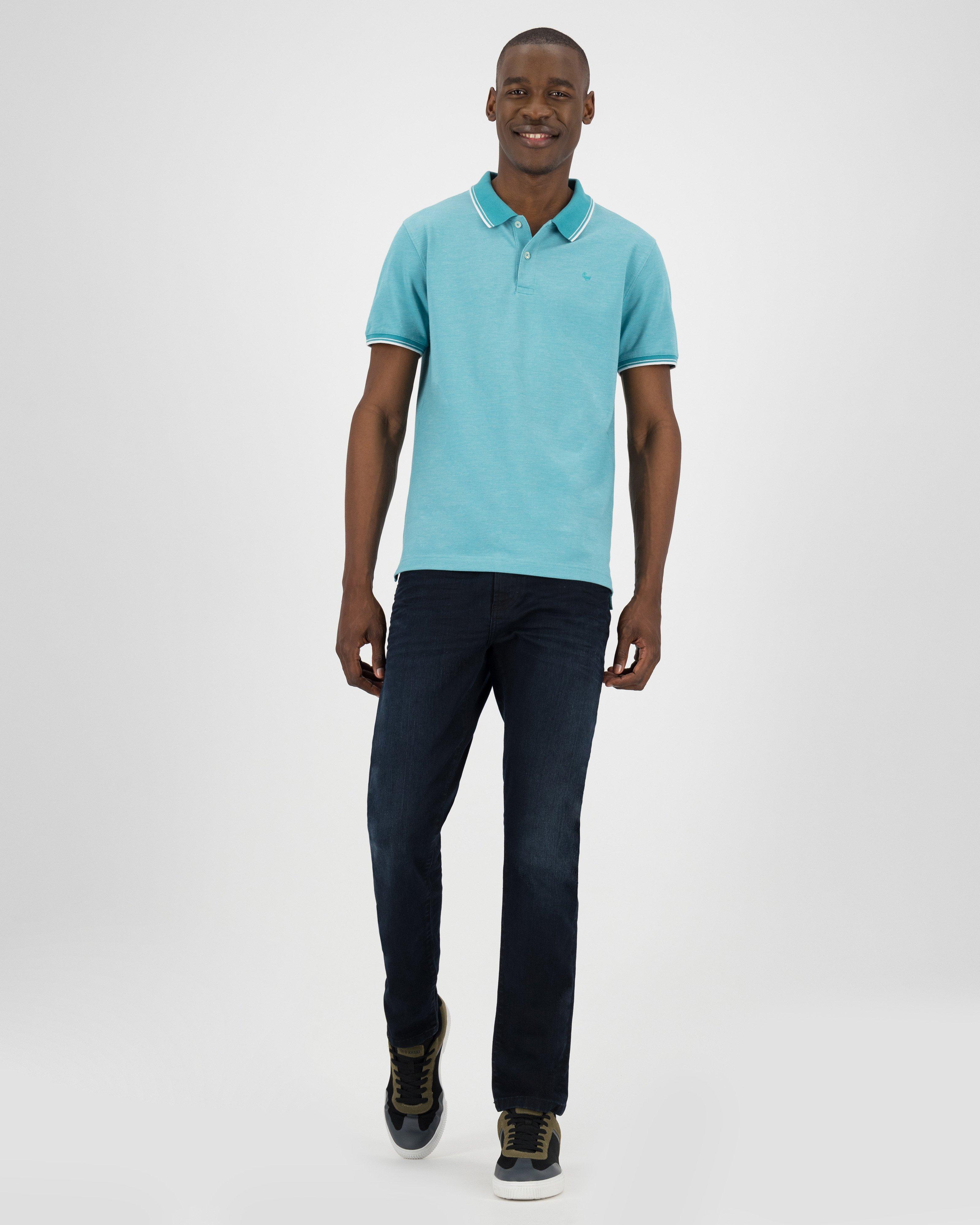 Men's Caleb Standard Fit Golfer -  Light Blue