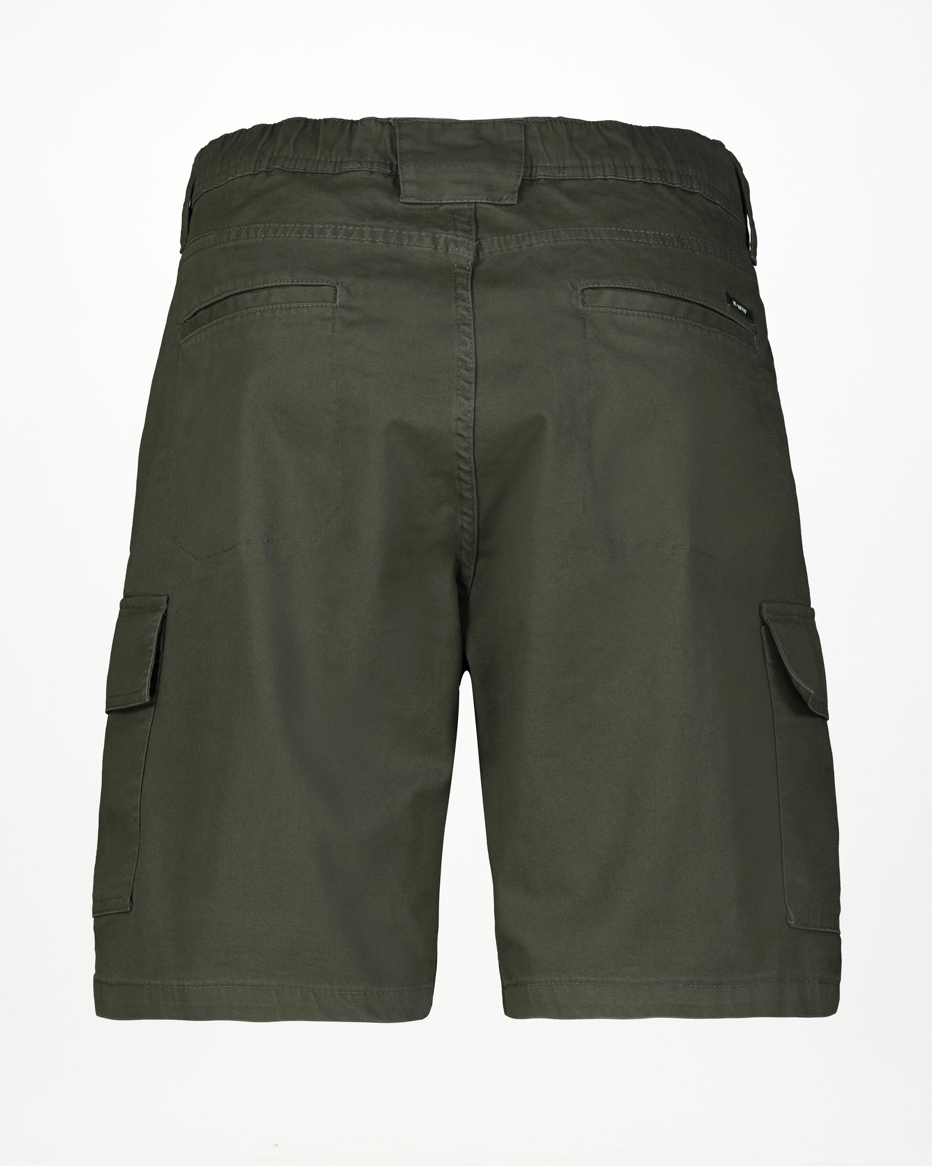 K-Way Elements Men's Reggie Pull-on Cargo Shorts -  Olive