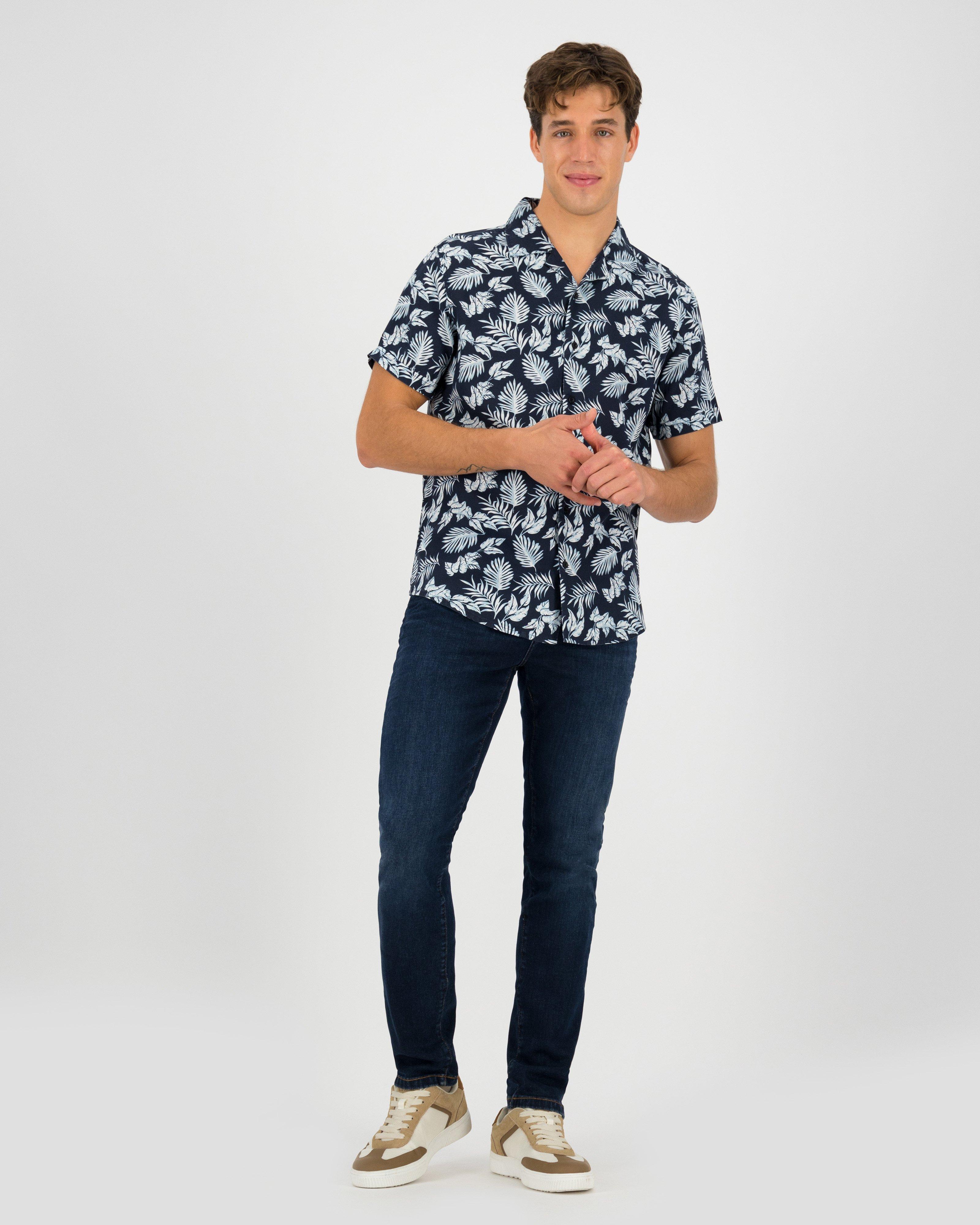 Men's Austin Slim Fit Shirt -  Navy