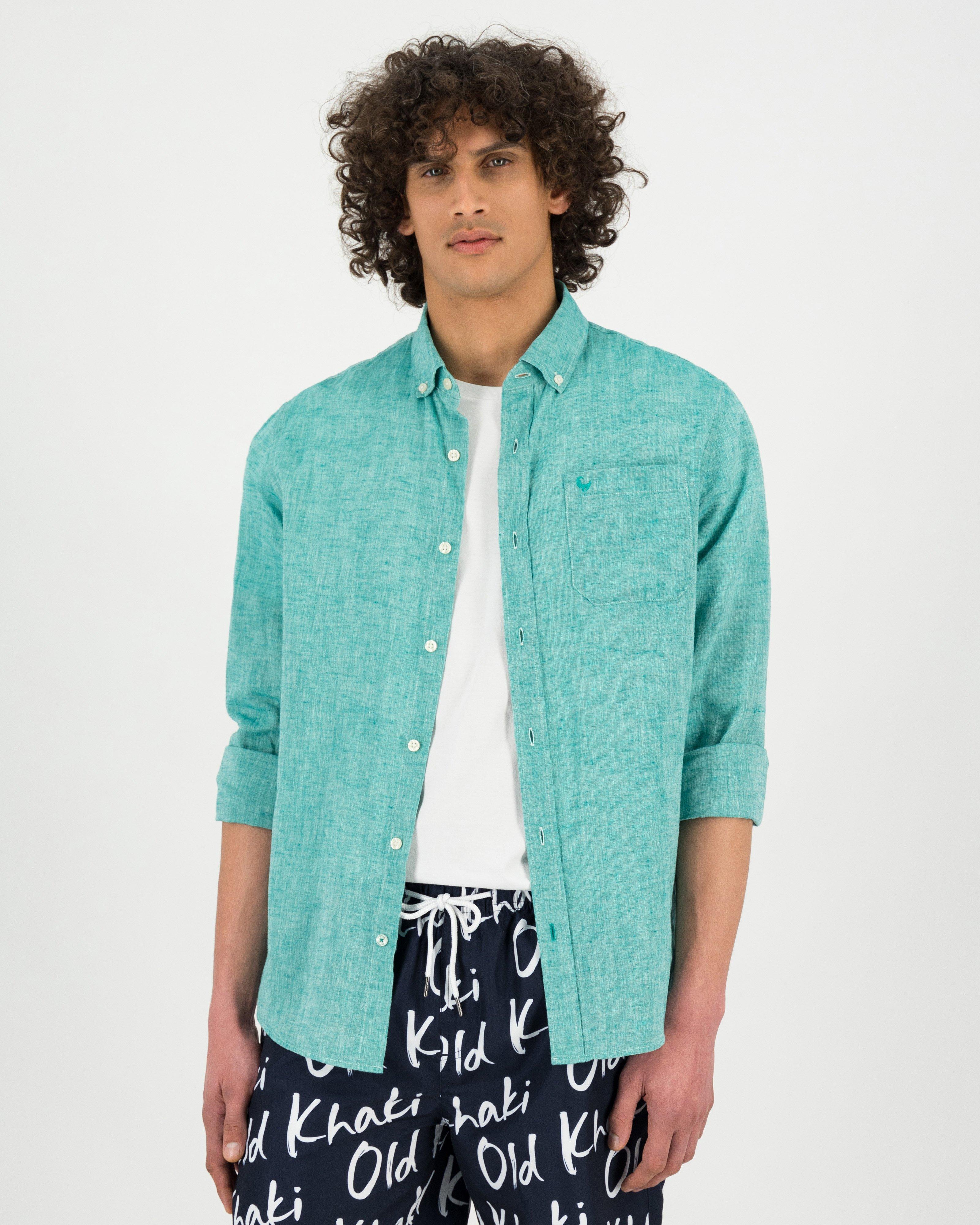 Men's Presley Regular Fit Shirt -  Jade