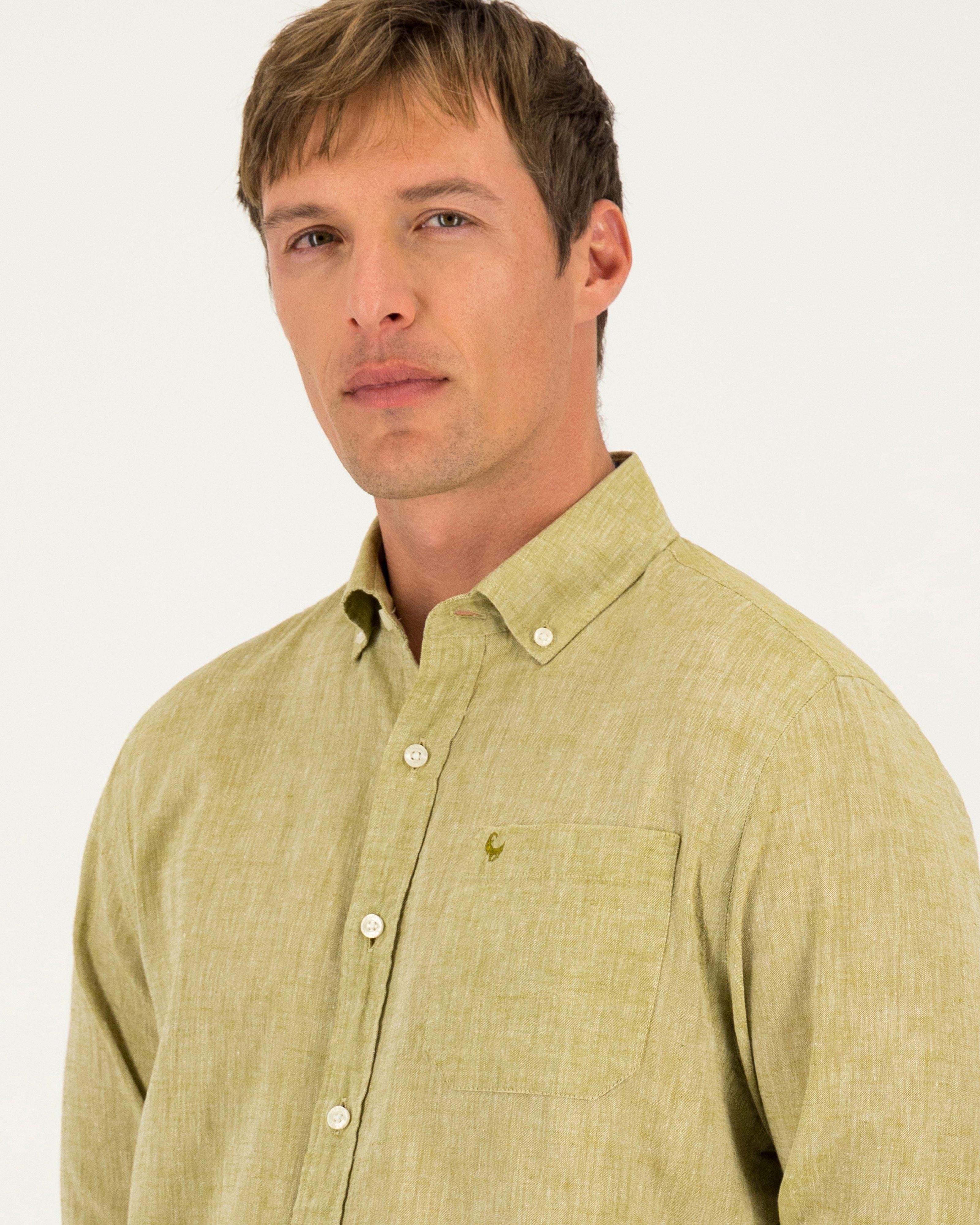 Men's Presley Regular Fit Shirt -  Chartreuse