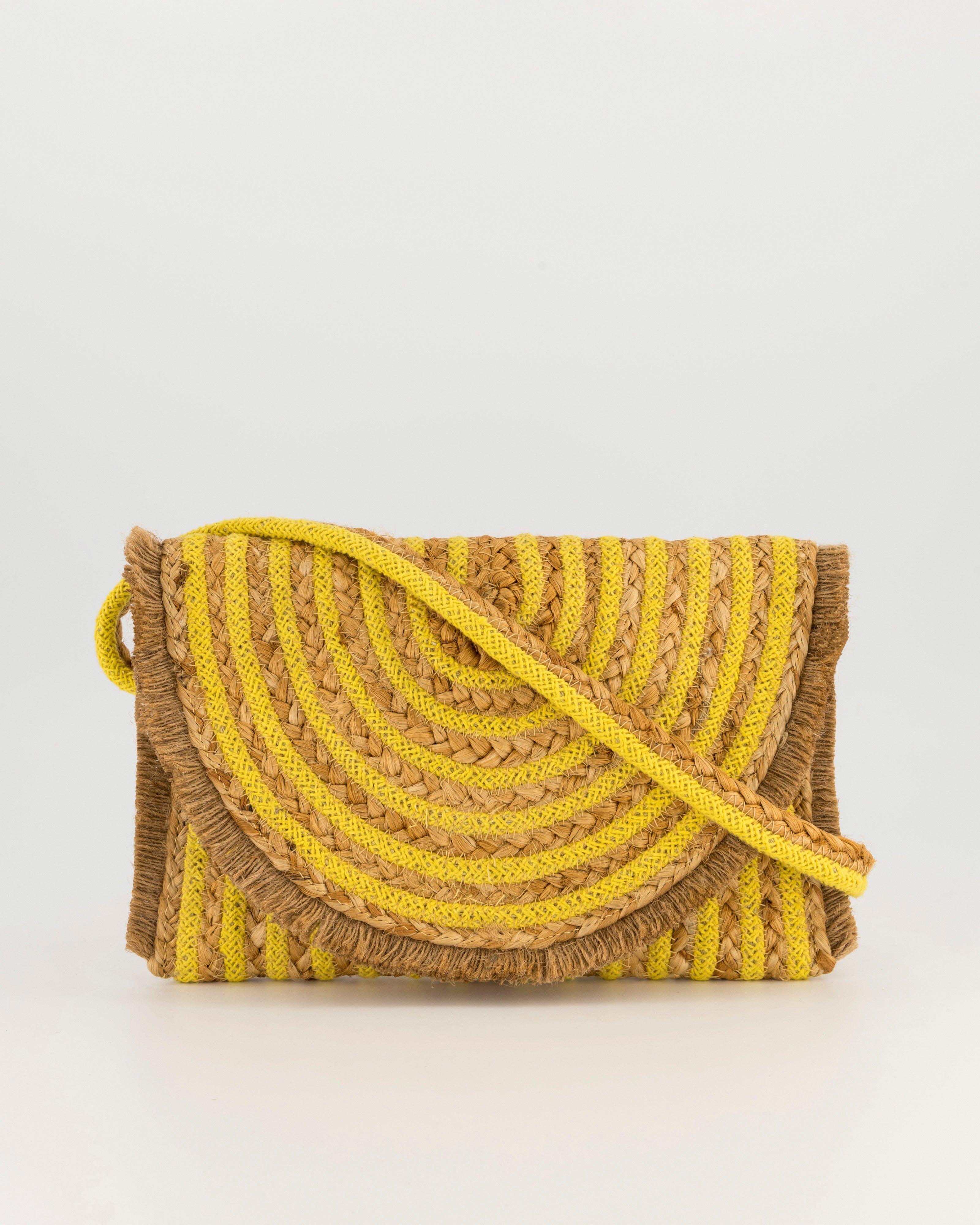 Women's Micah Straw Cross-Body Bag -  Oatmeal