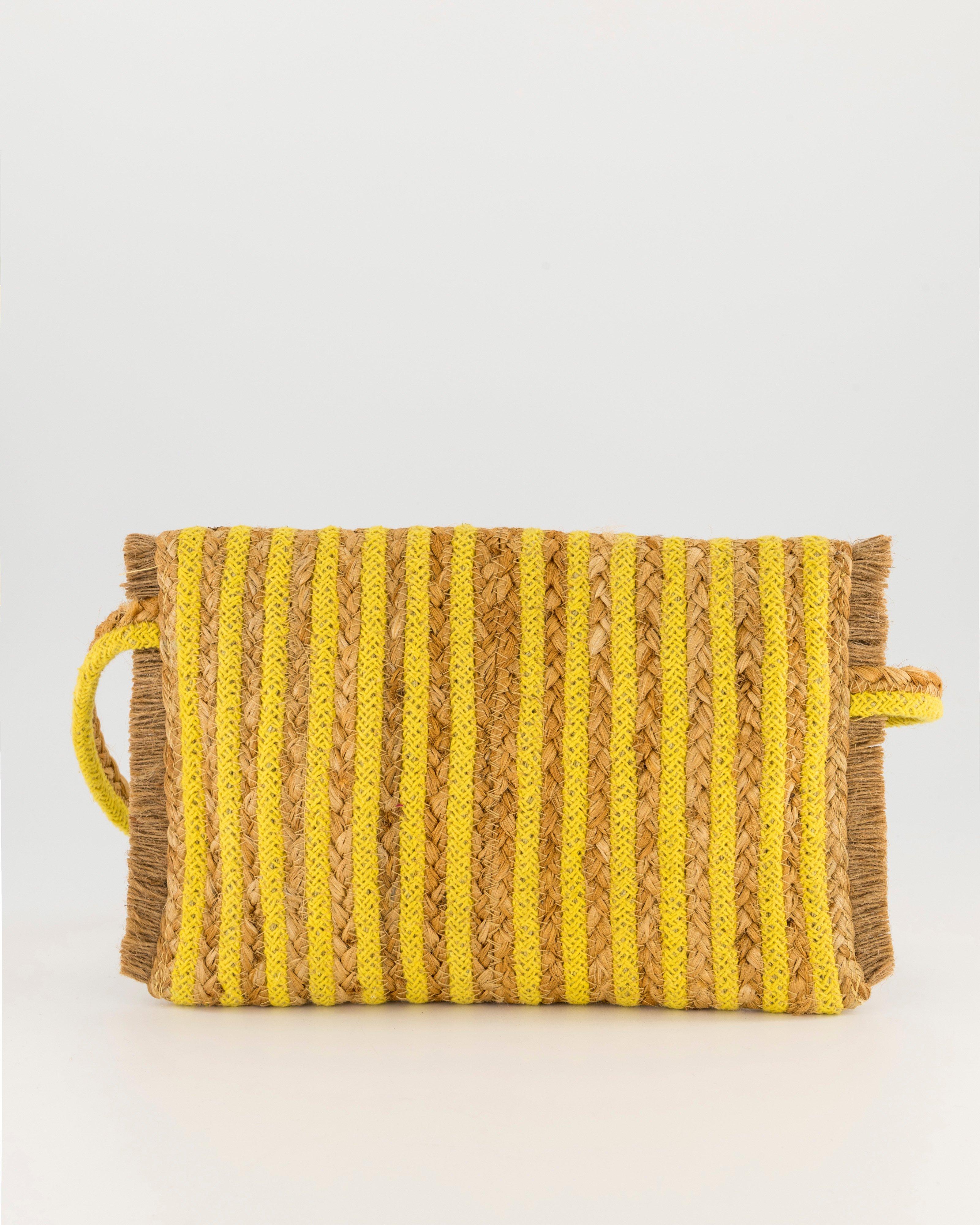 Women's Micah Straw Cross-Body Bag -  Oatmeal