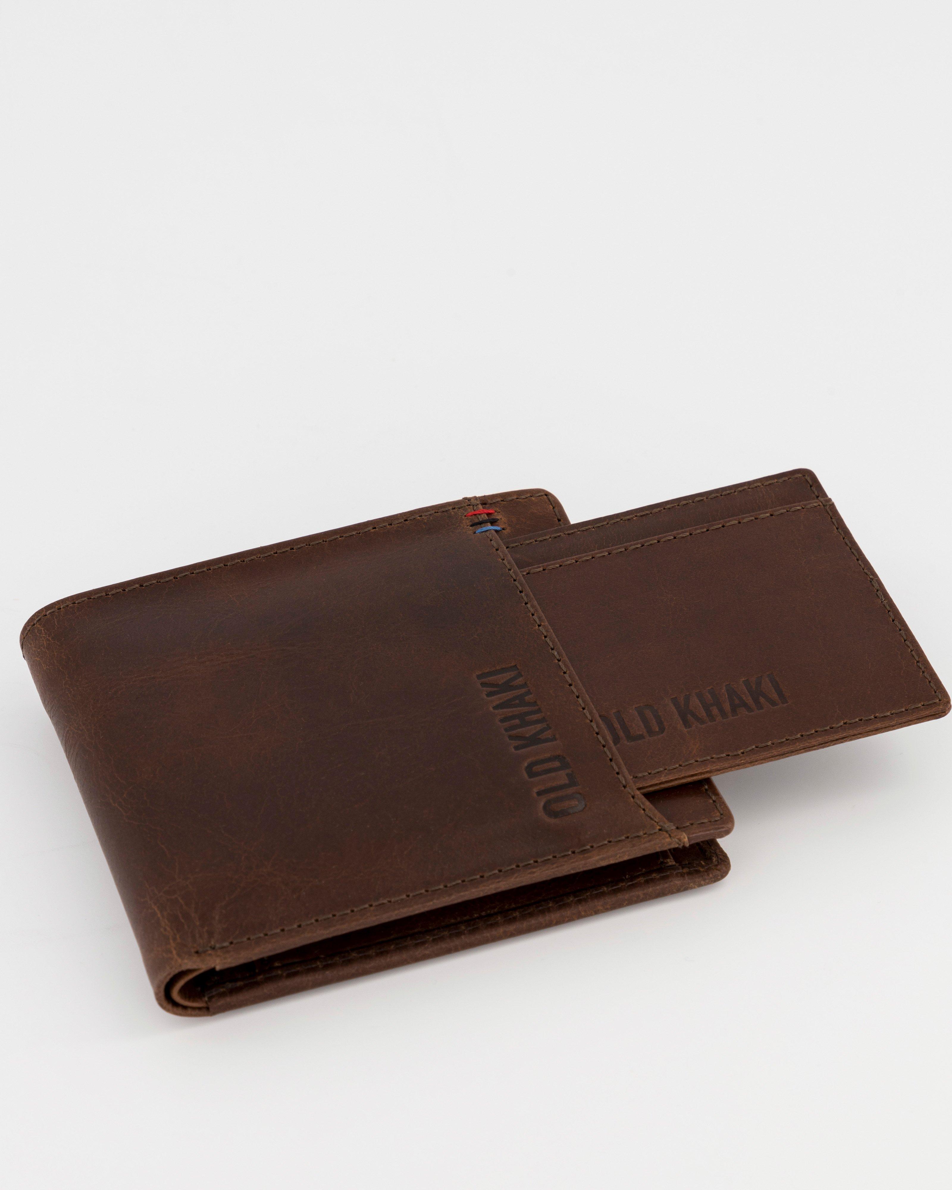 Men's Phillip 2-in-1 Wallet -  Brown