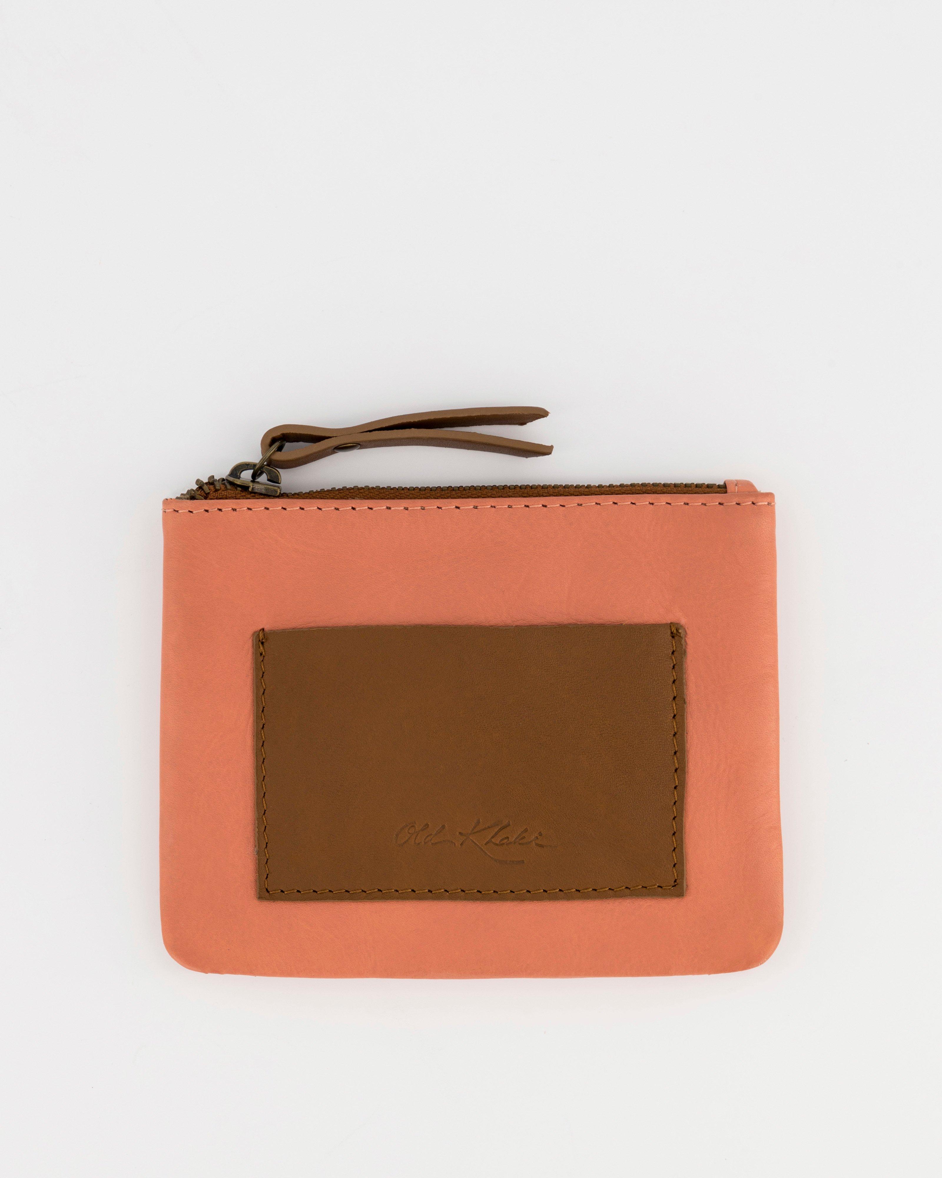 Women's Greta Leather Pouch -  Pink