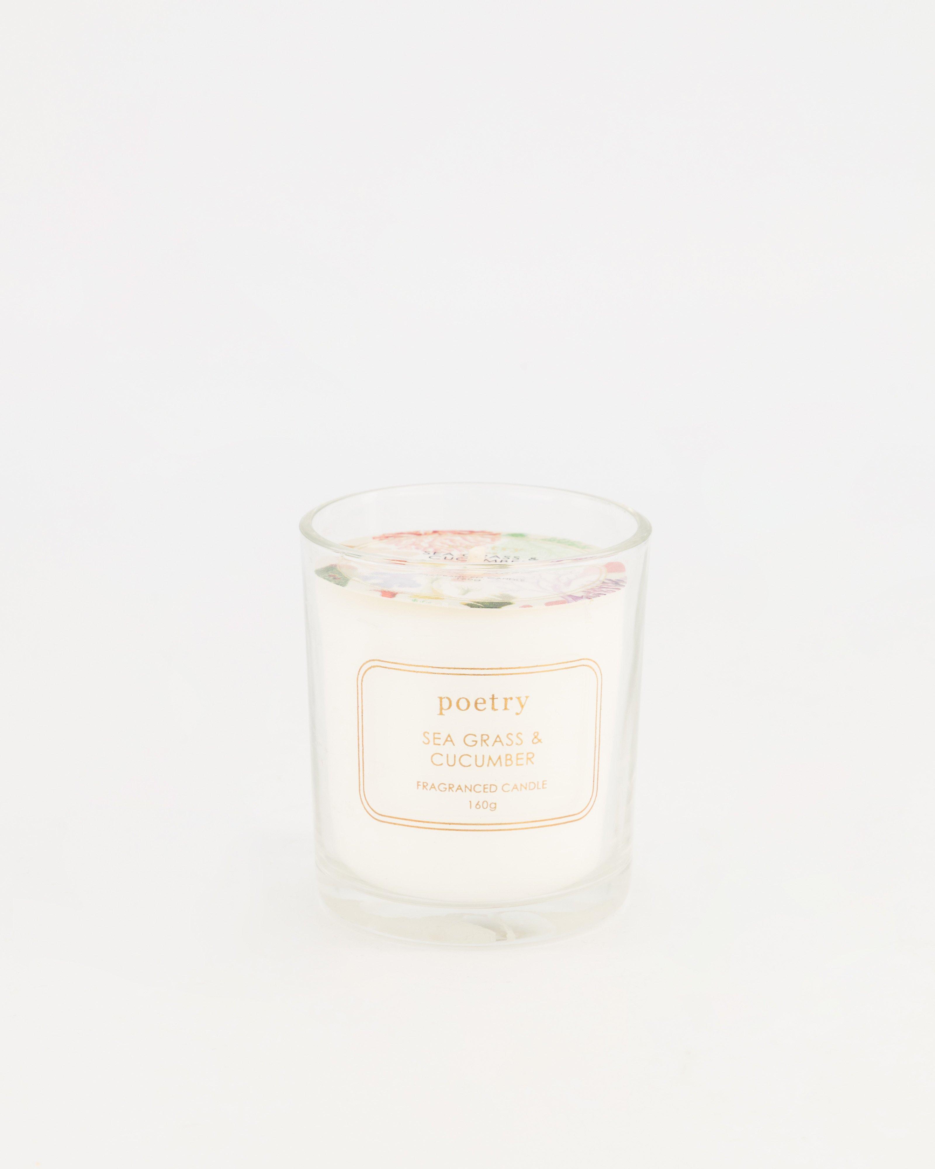 Seagrass and Cucumber Candle 160g -  Assorted