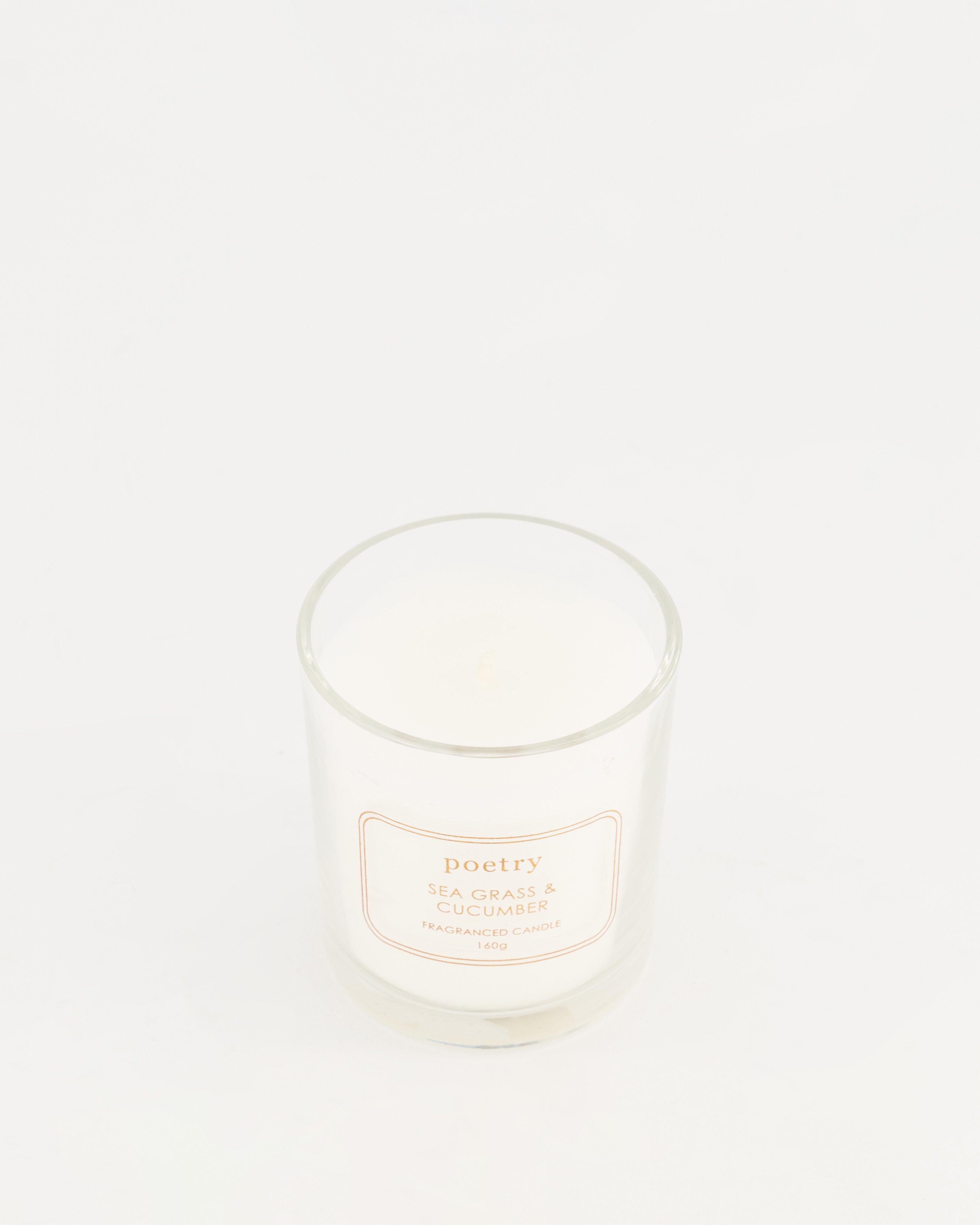 Seagrass and Cucumber Candle 160g -  Assorted