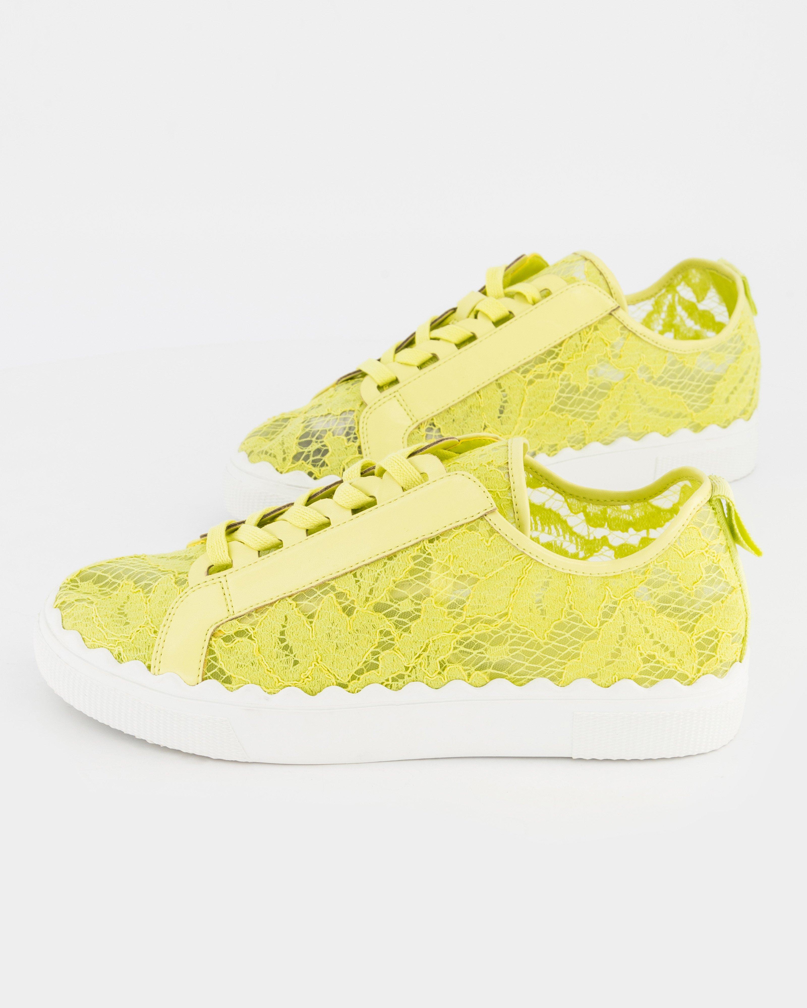 Quinn Lace Sneaker -  Light Green