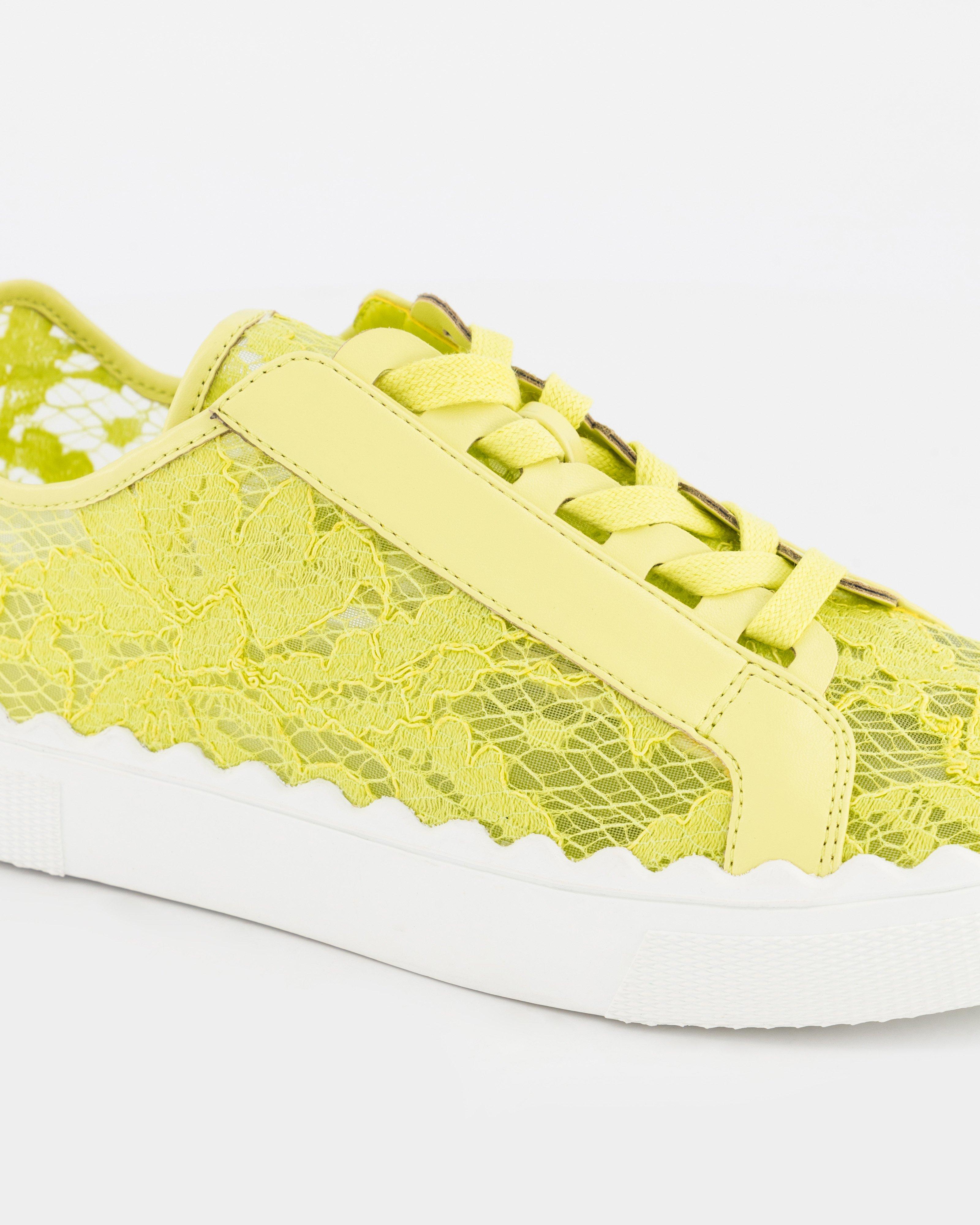 Quinn Lace Sneaker -  Light Green