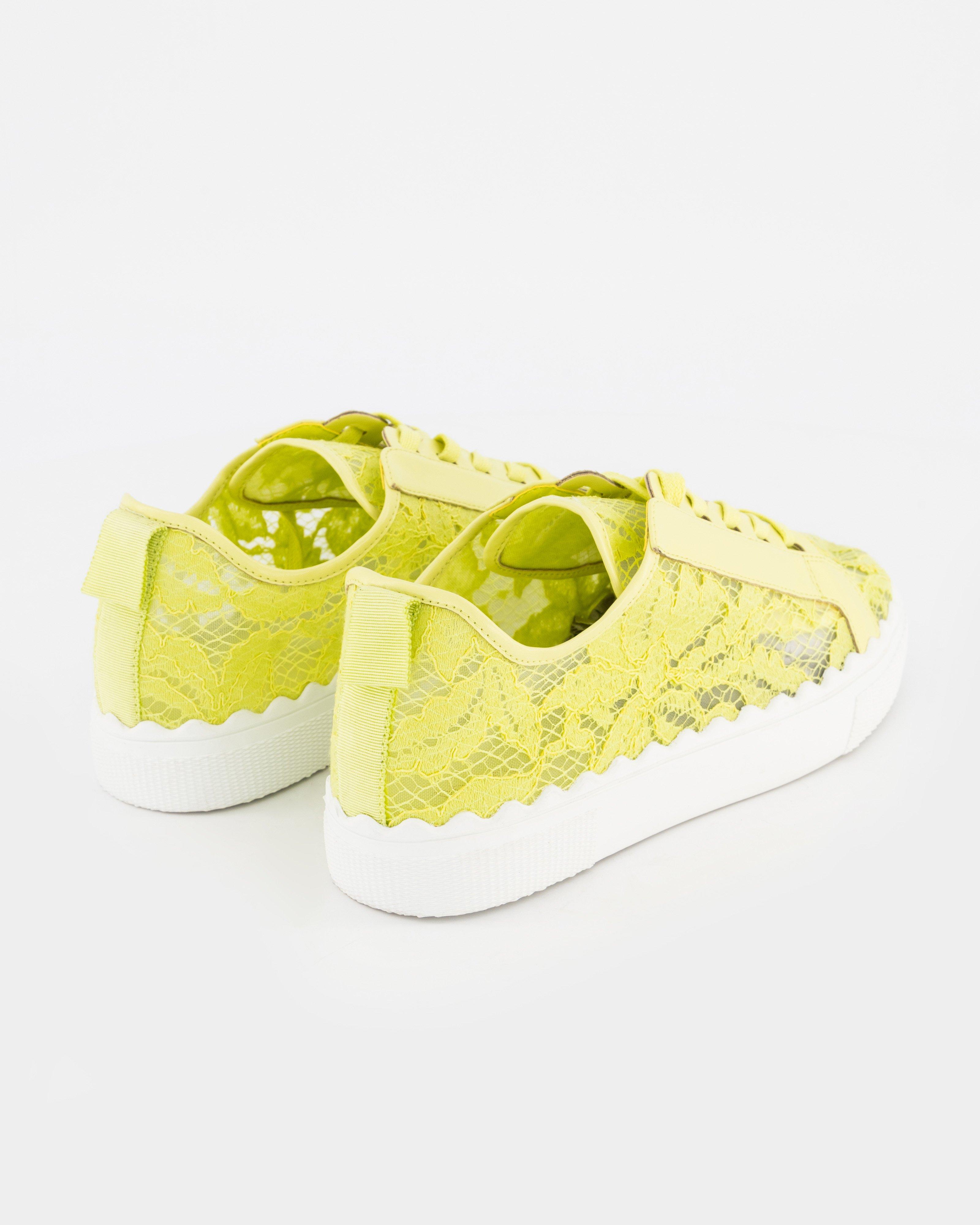 Quinn Lace Sneaker -  Light Green