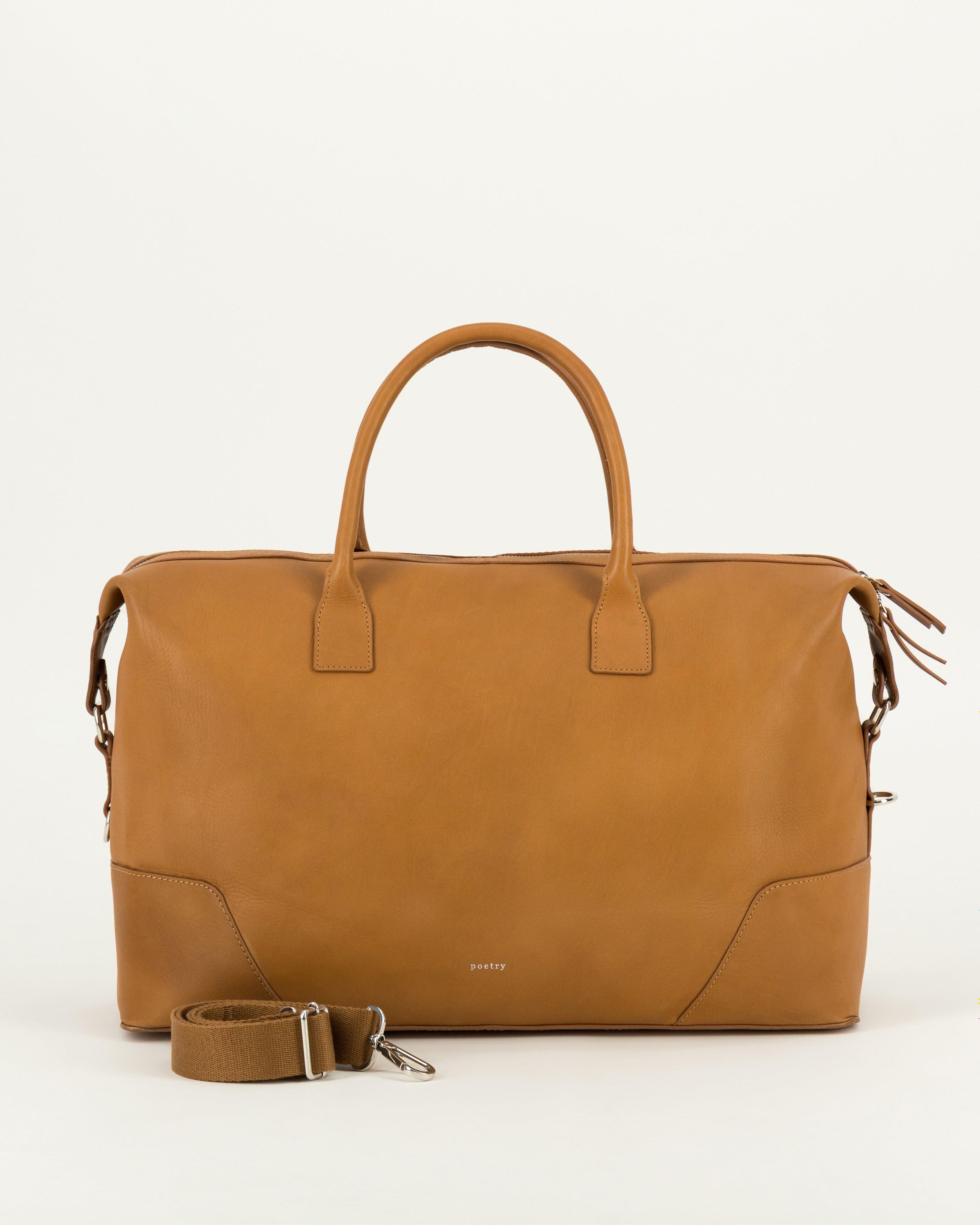 Ches Leather Weekender -  Tan