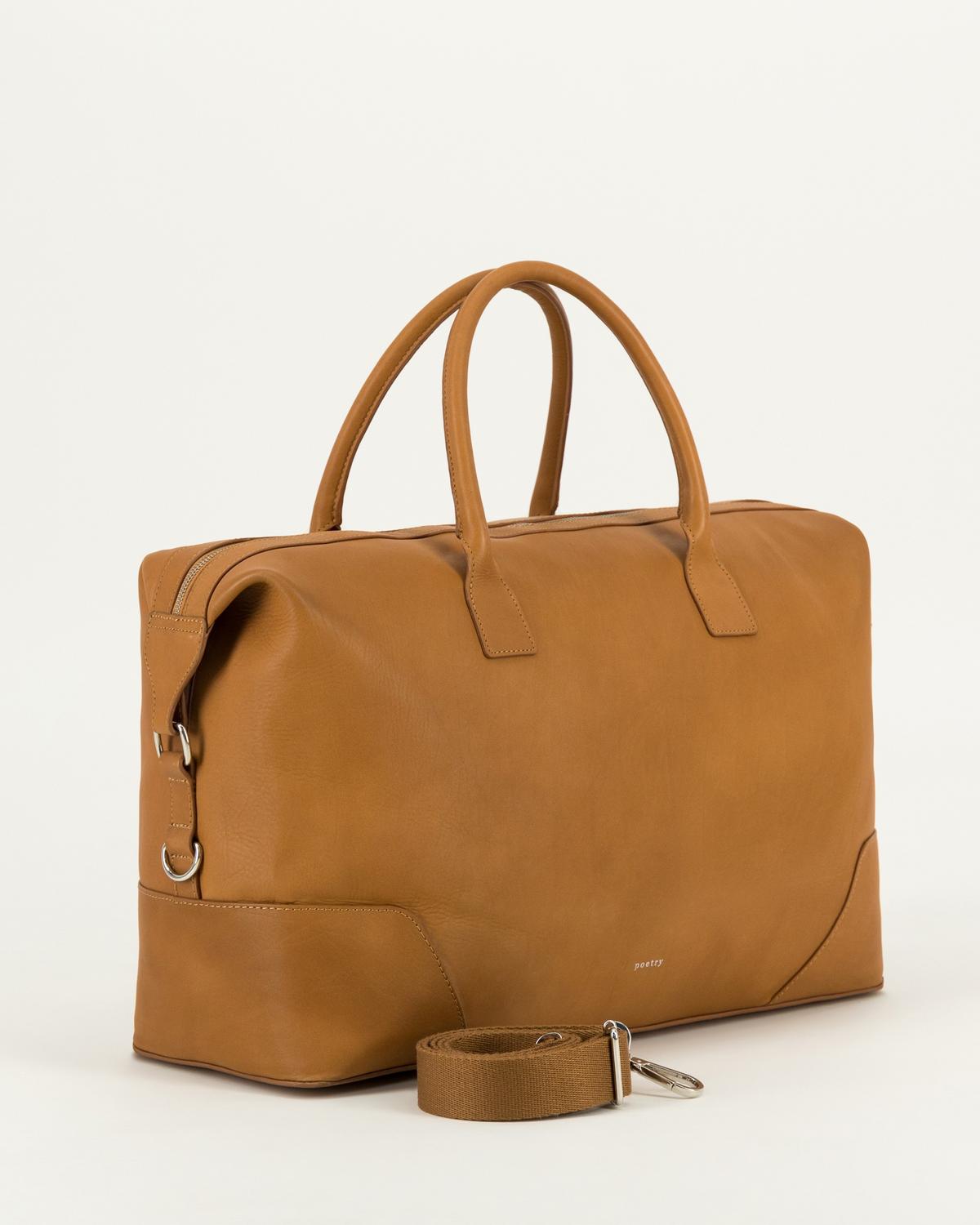 Ches Leather Weekender -  Tan