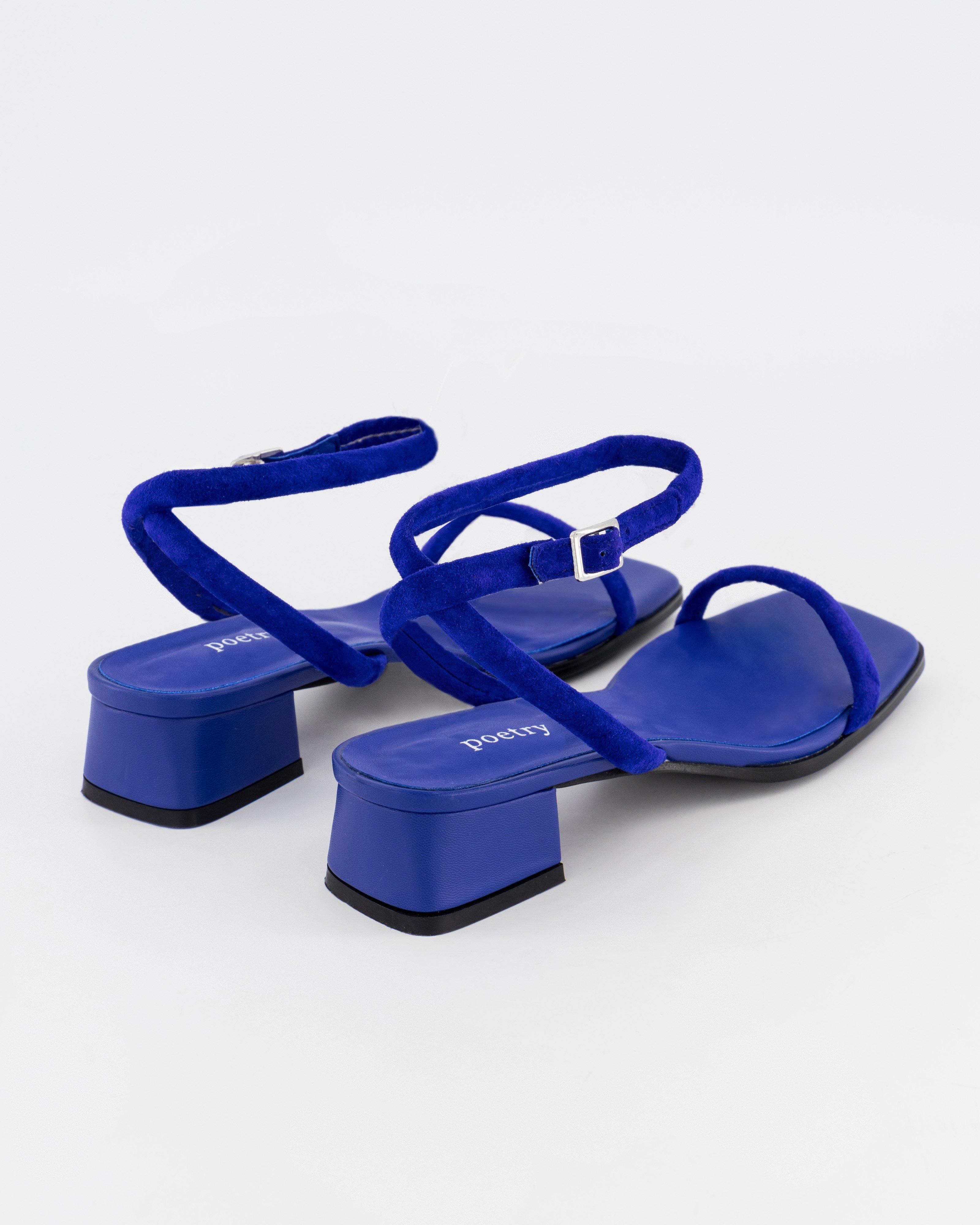 Ana Block Heel -  Cobalt