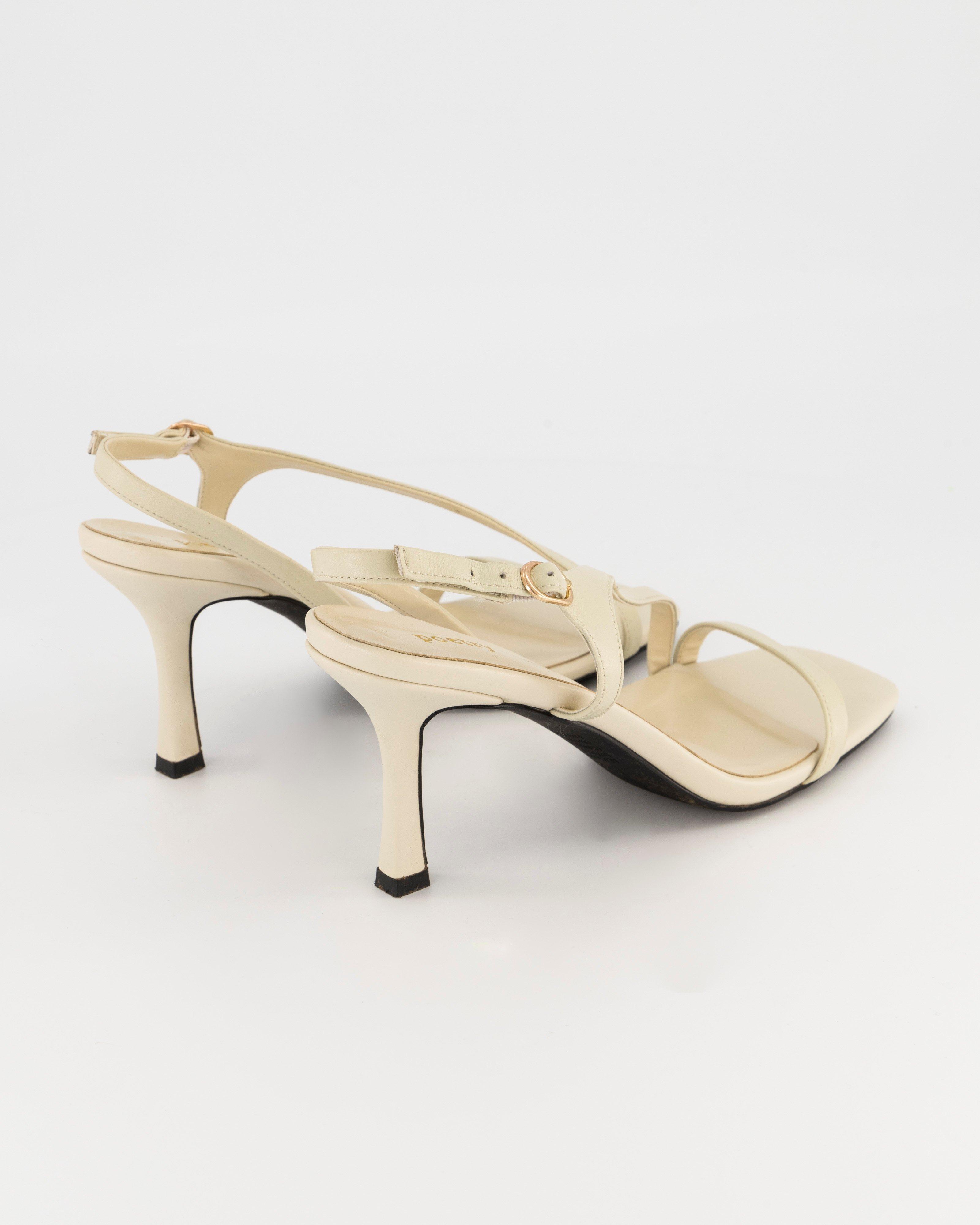 Shelley Heel Sandal -  Milk