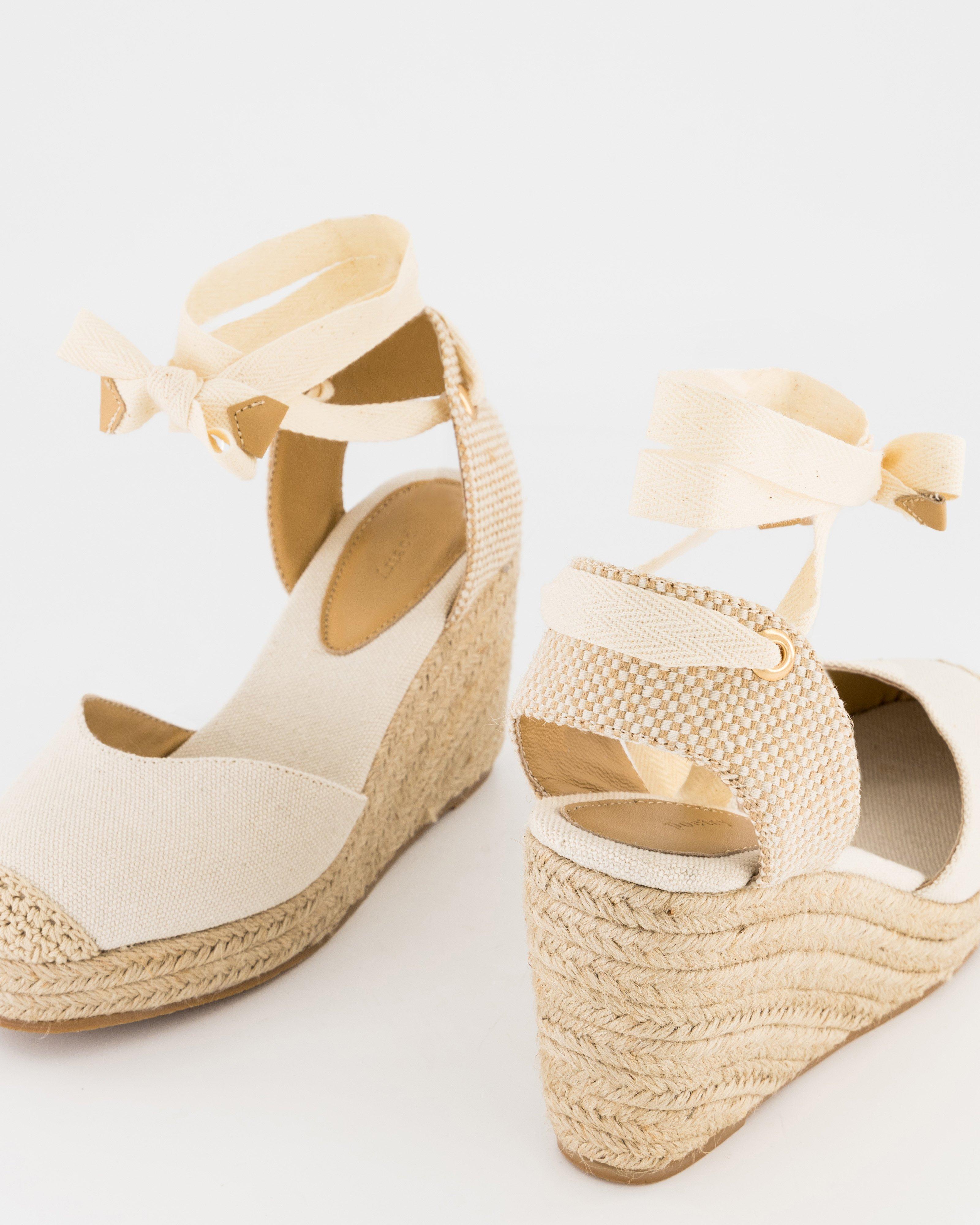 Lisa Wedge Shoe -  Oatmeal