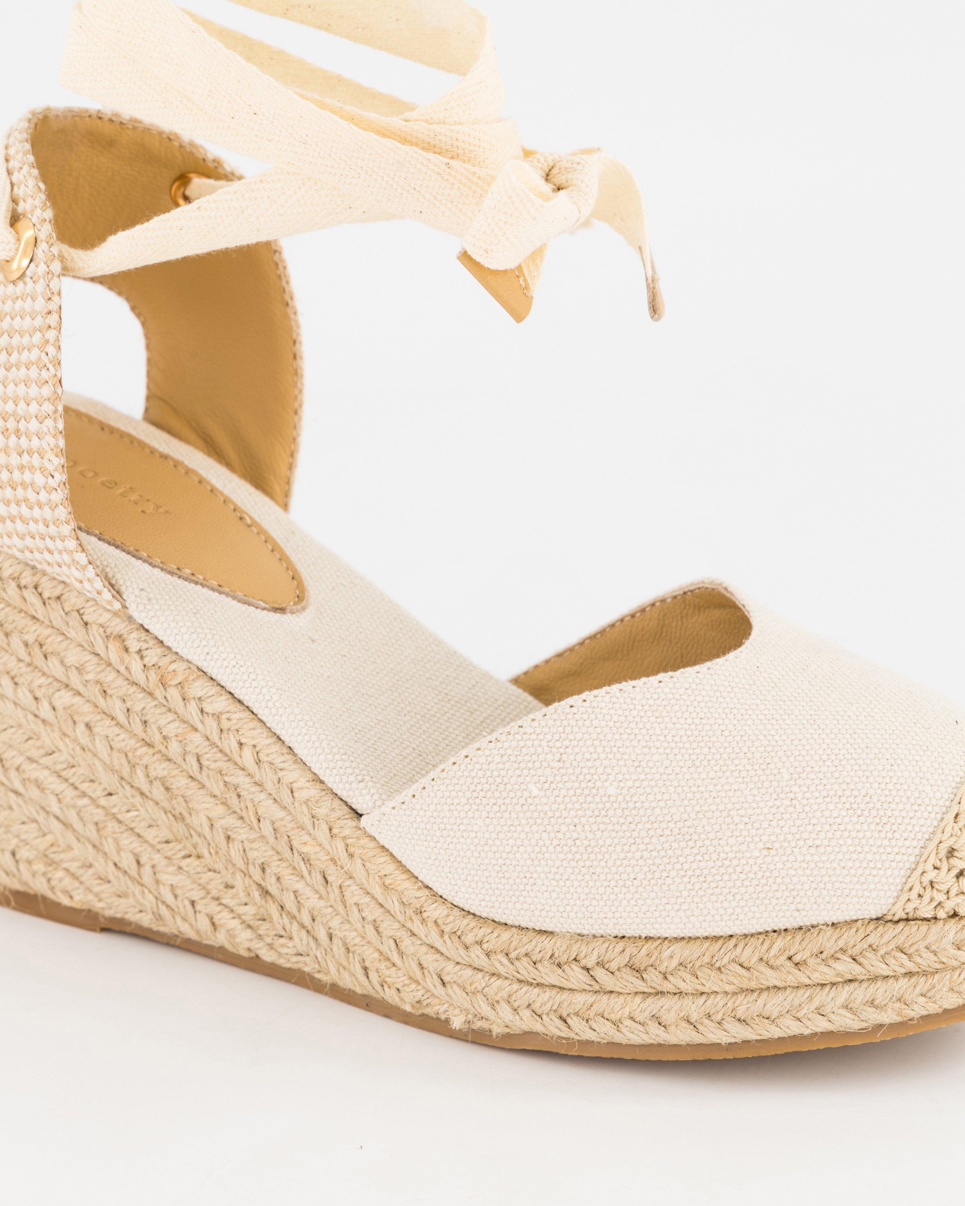 Lisa Wedge Shoe -  Oatmeal