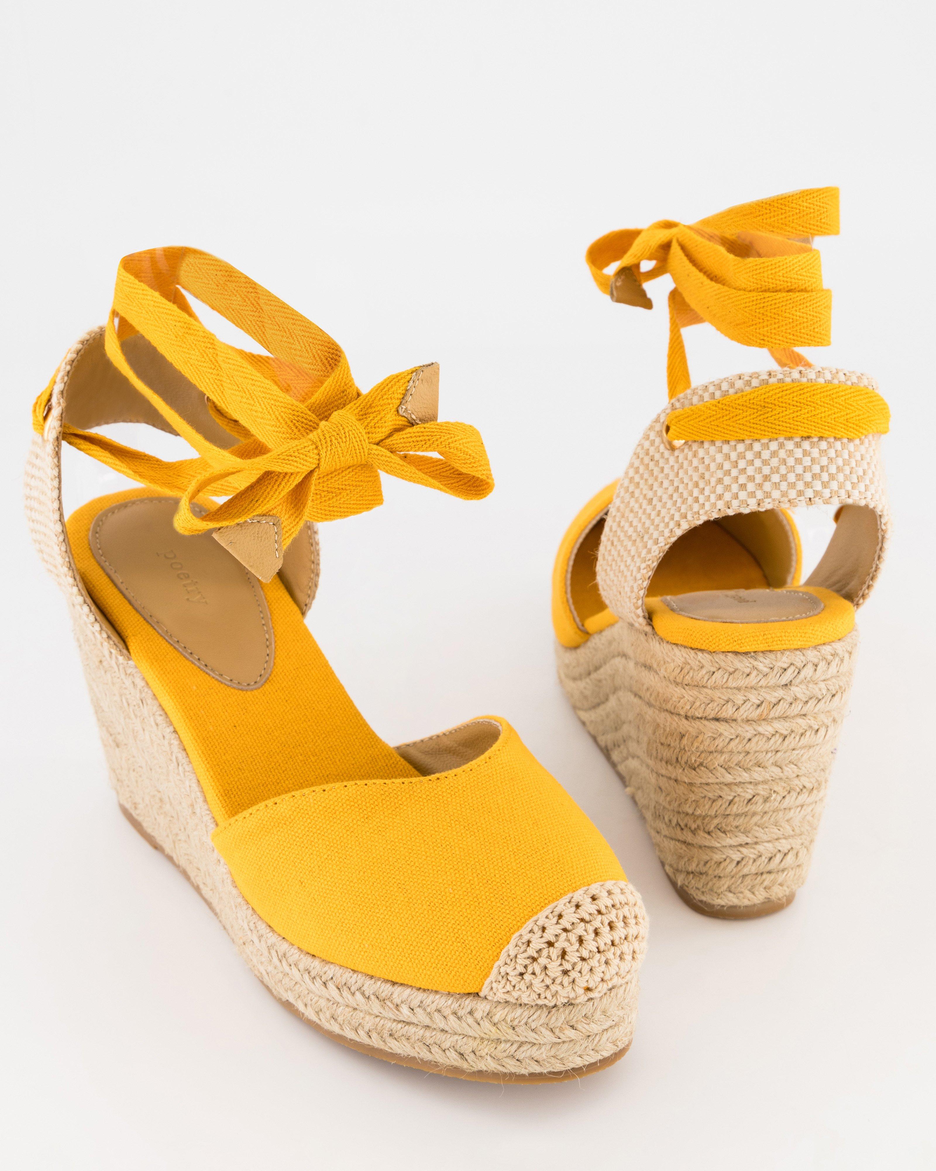 Lisa Wedge Shoe -  Orange