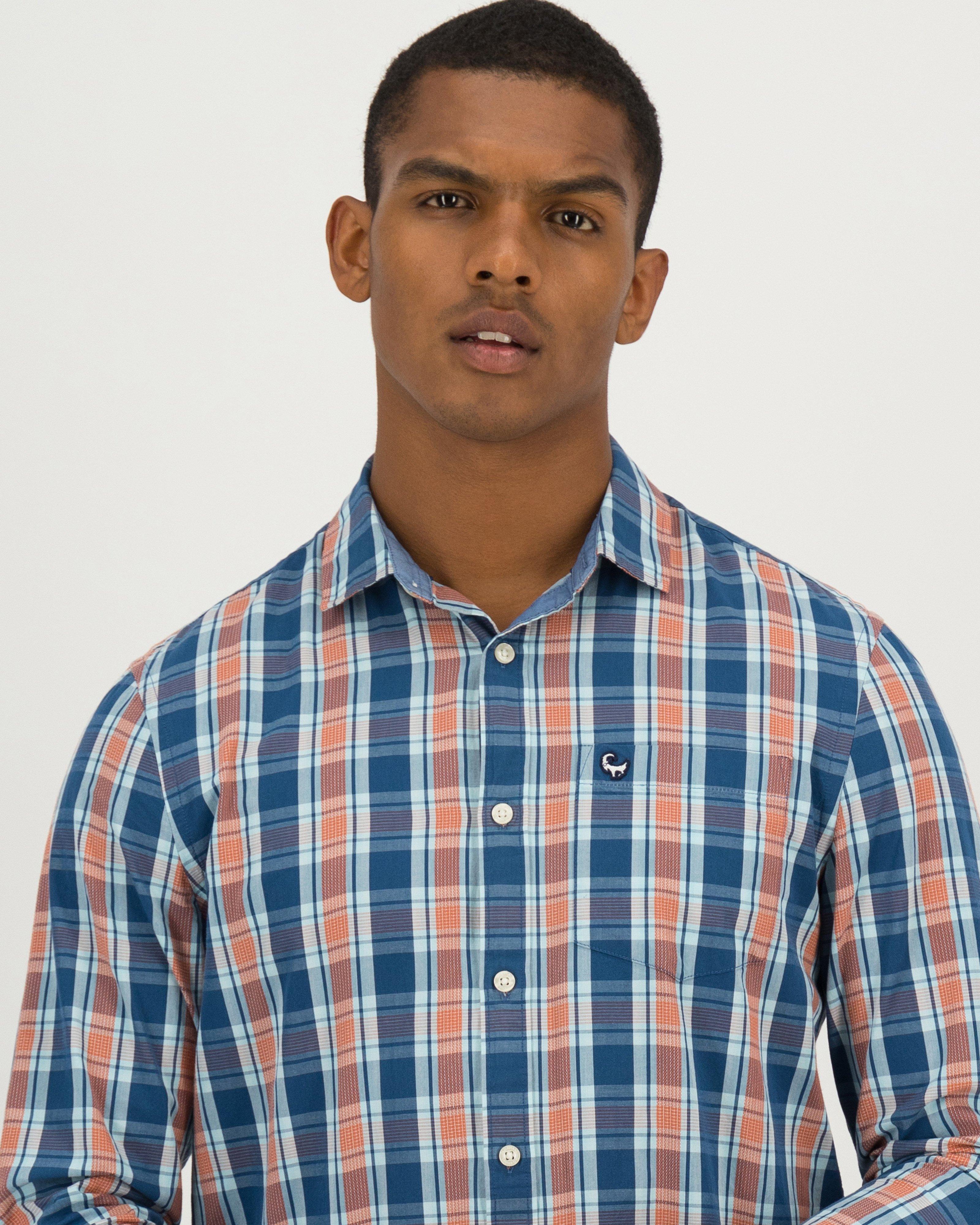 Men's Wesley Slim Fit Shirt -  Orange