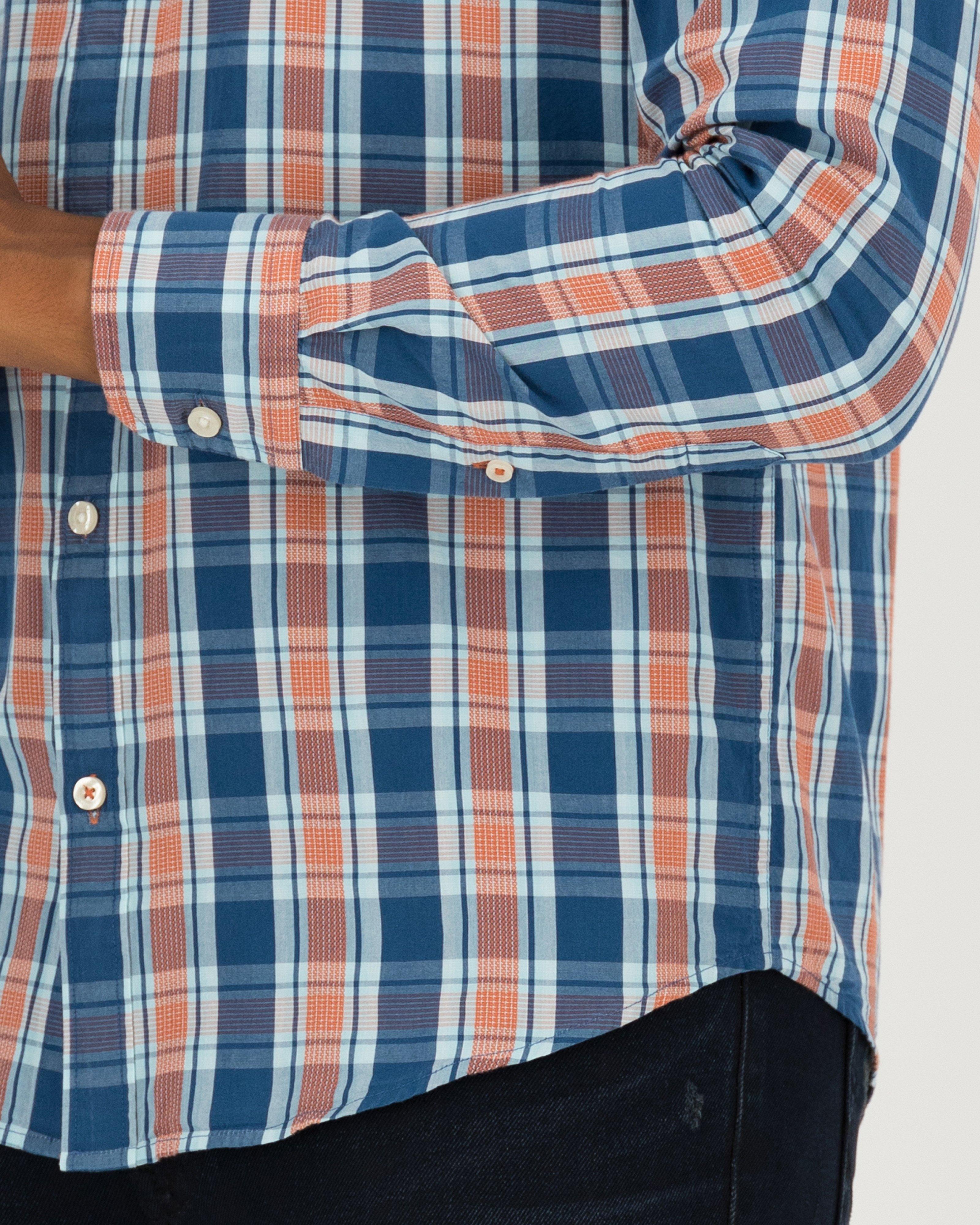 Men's Wesley Slim Fit Shirt -  Orange