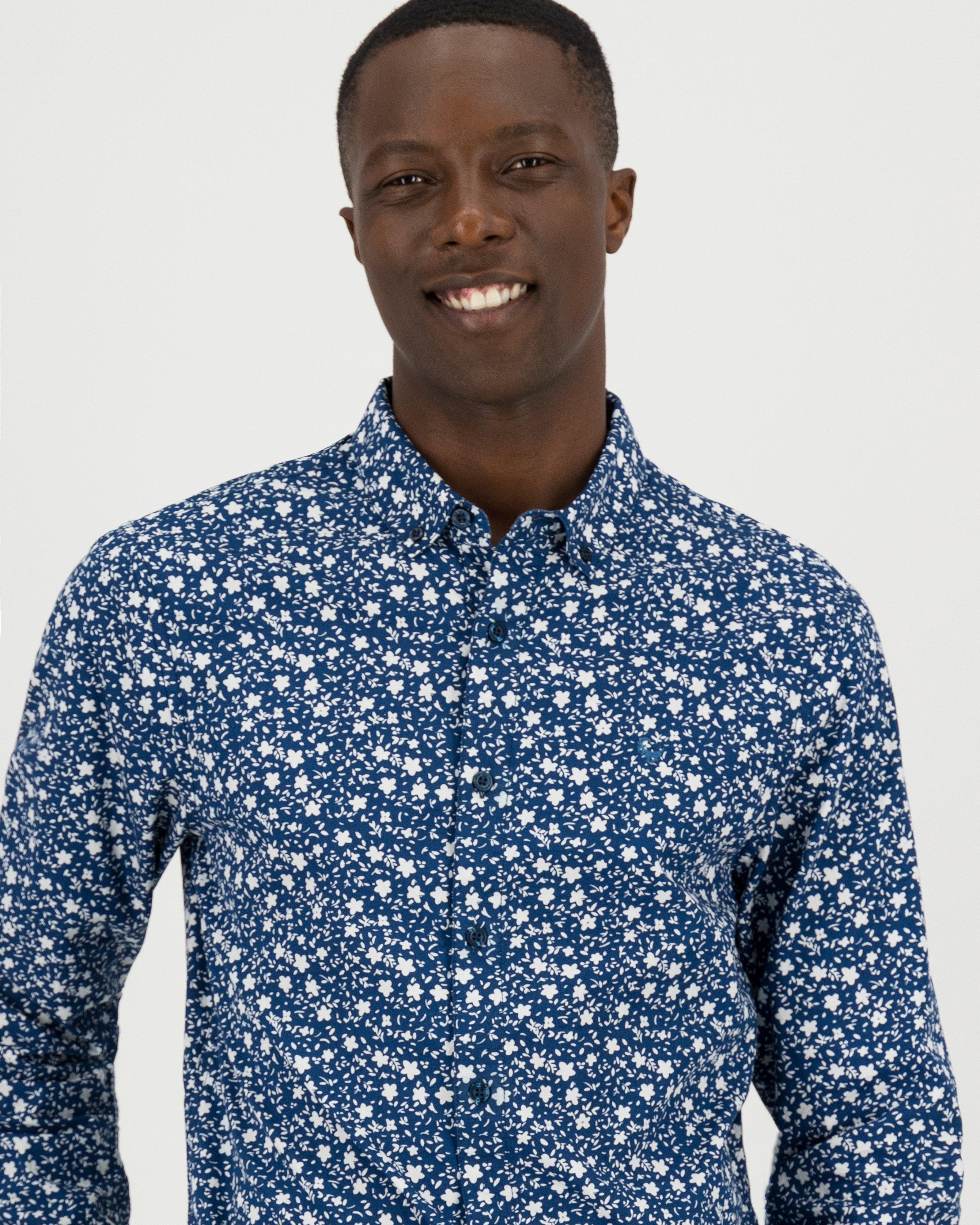 Men's Henry Slim Fit Shirt Old Khaki