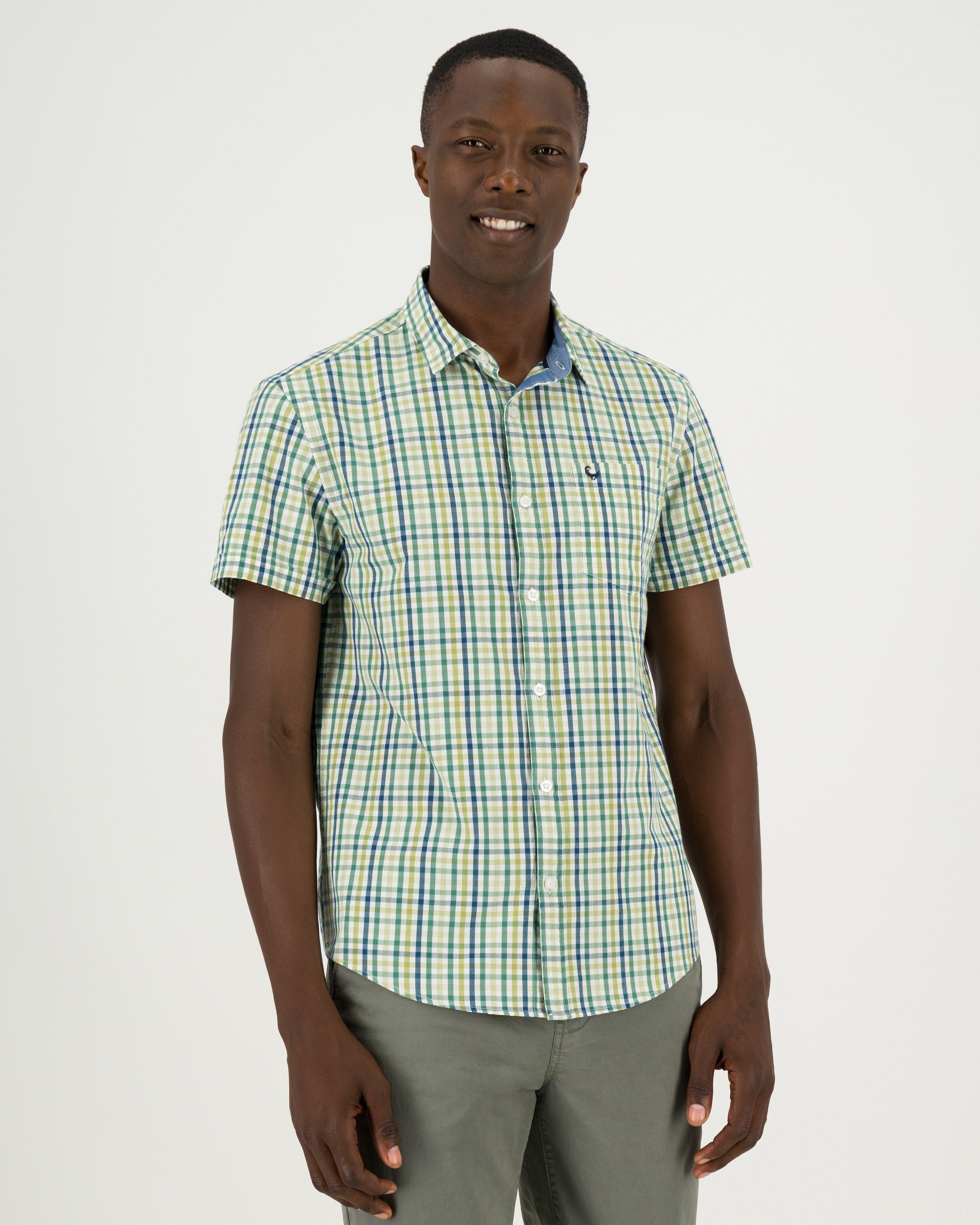 Men's Cavill Slim Fit Shirt -  Green