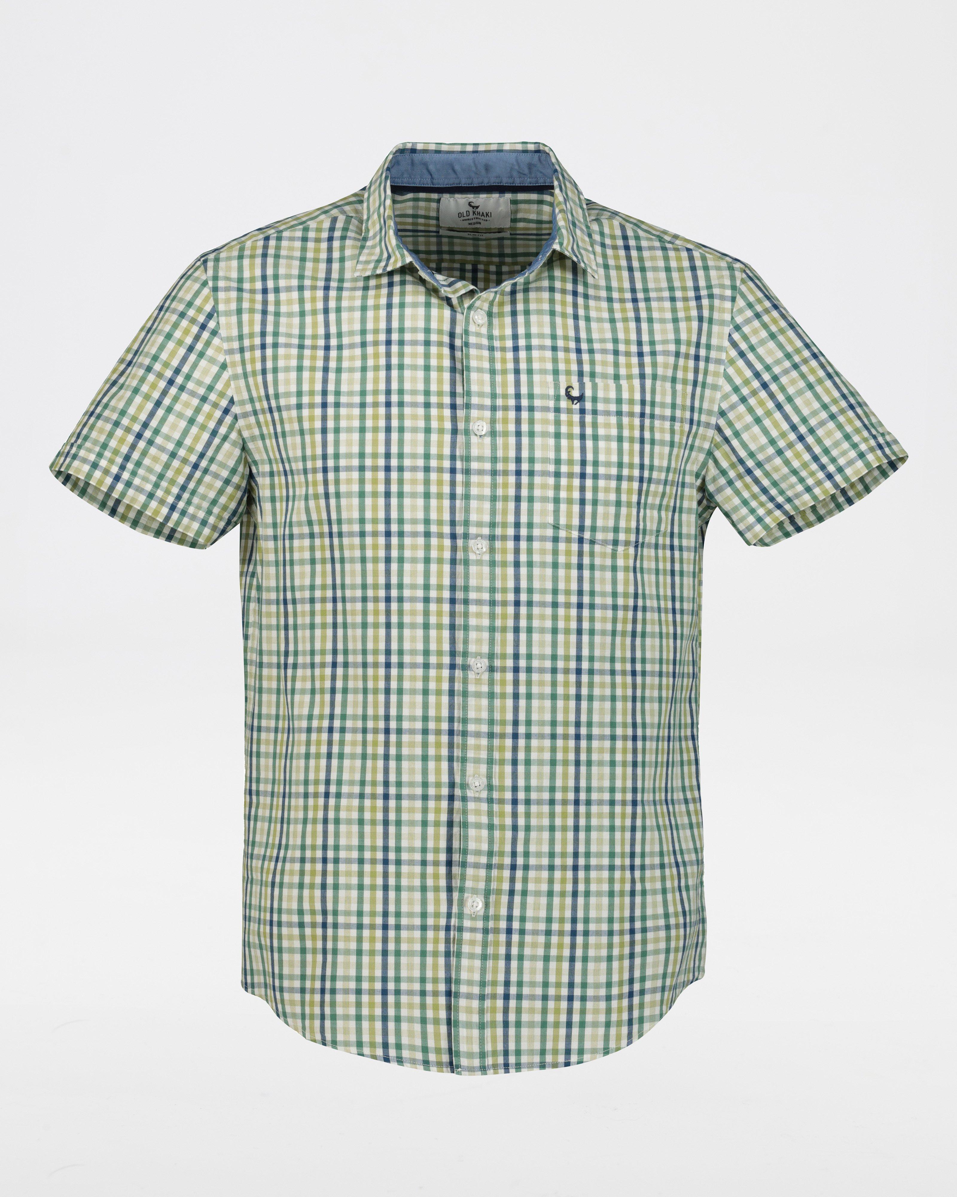 Men's Cavill Slim Fit Shirt -  Green