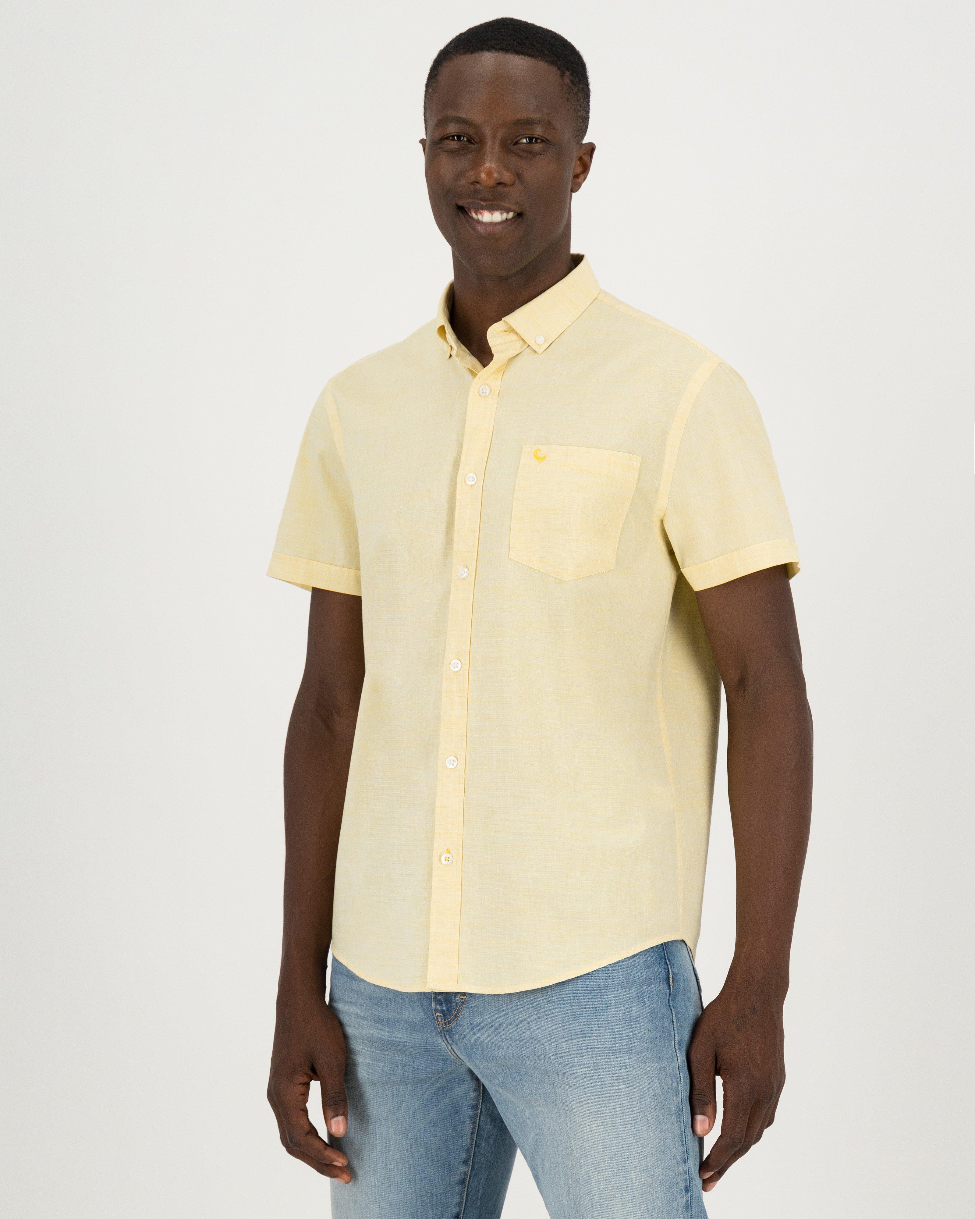 Men's Darius Slim Fit Shirt -  Yellow