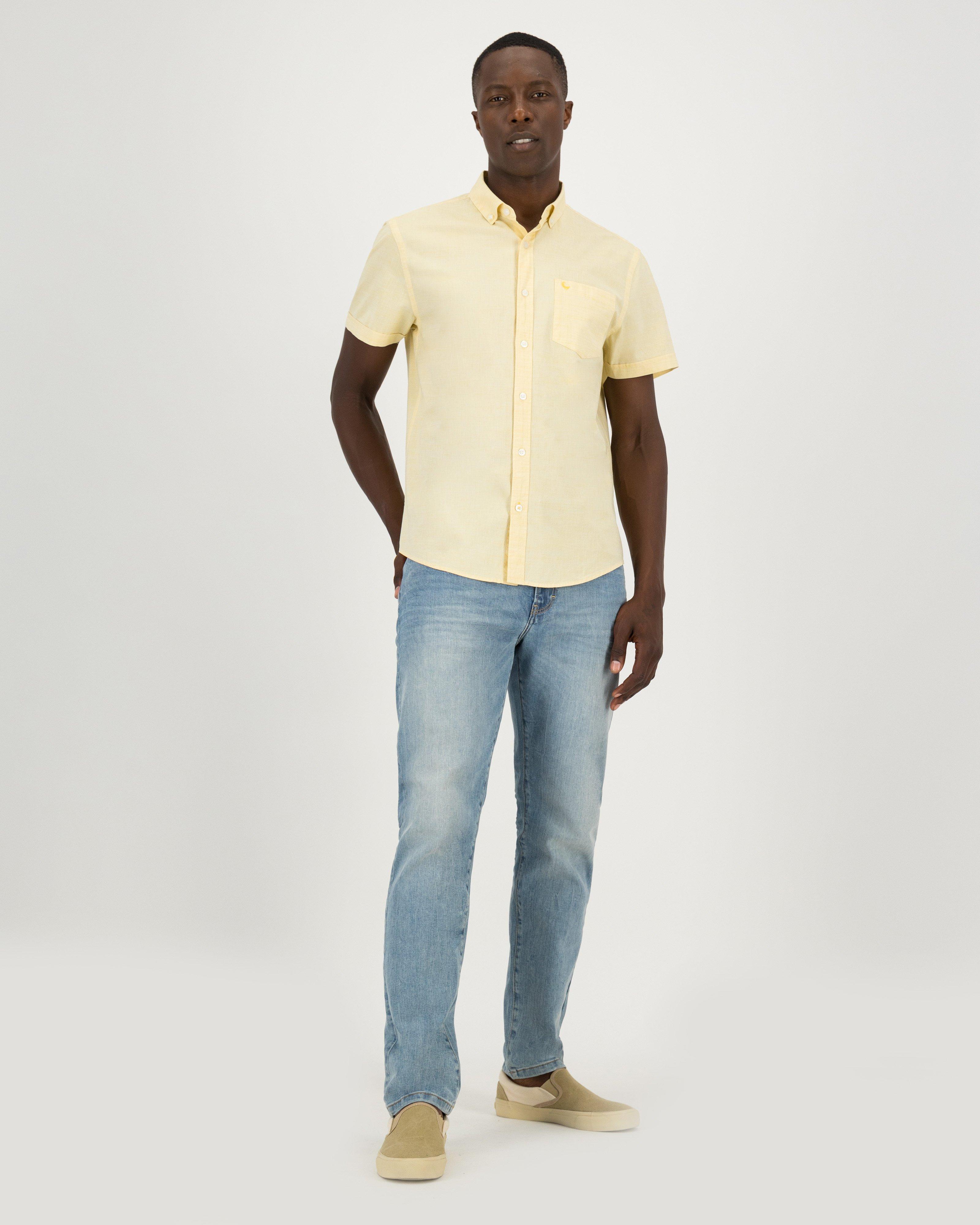 Men's Darius Slim Fit Shirt -  Yellow