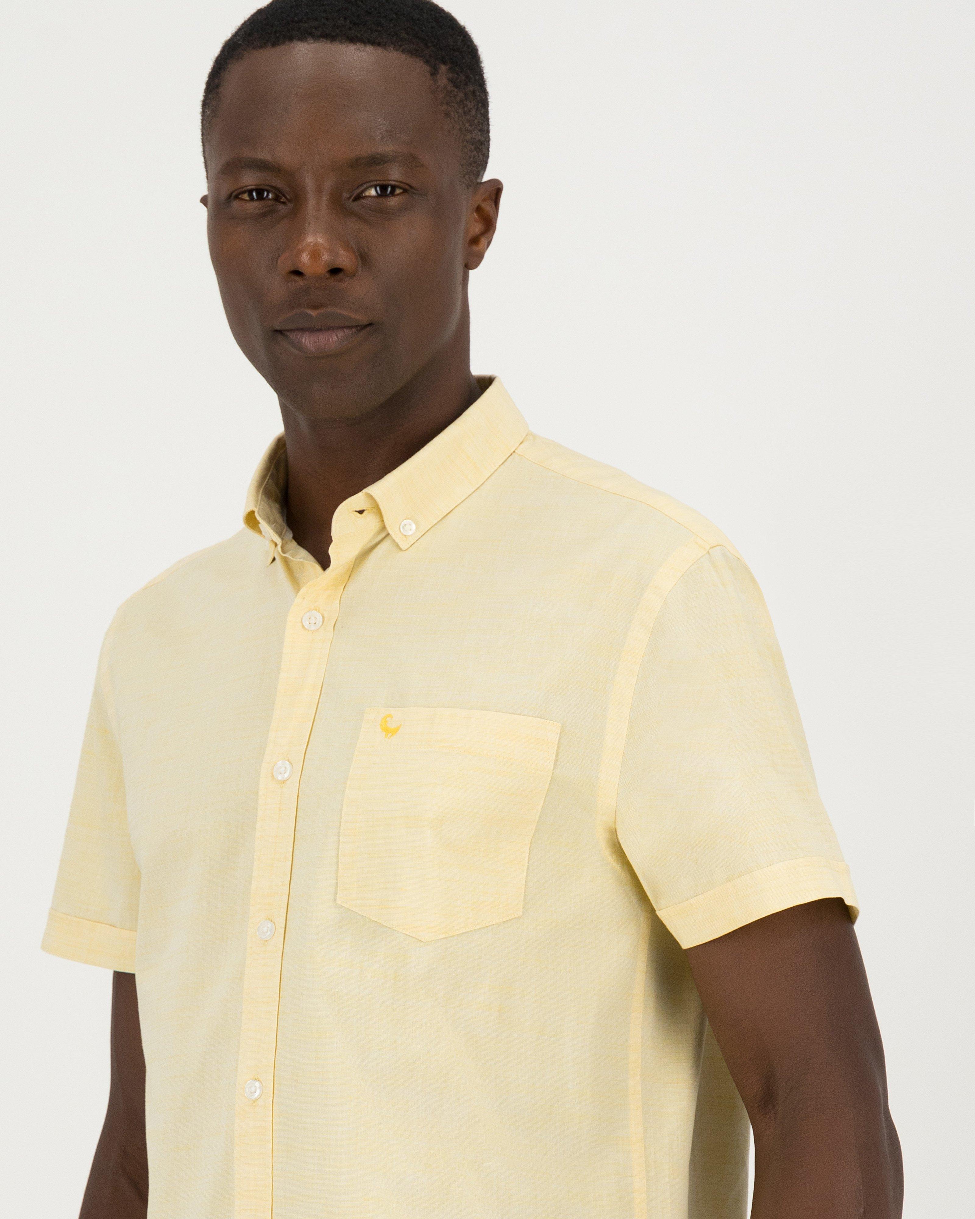 Men's Darius Slim Fit Shirt -  Yellow