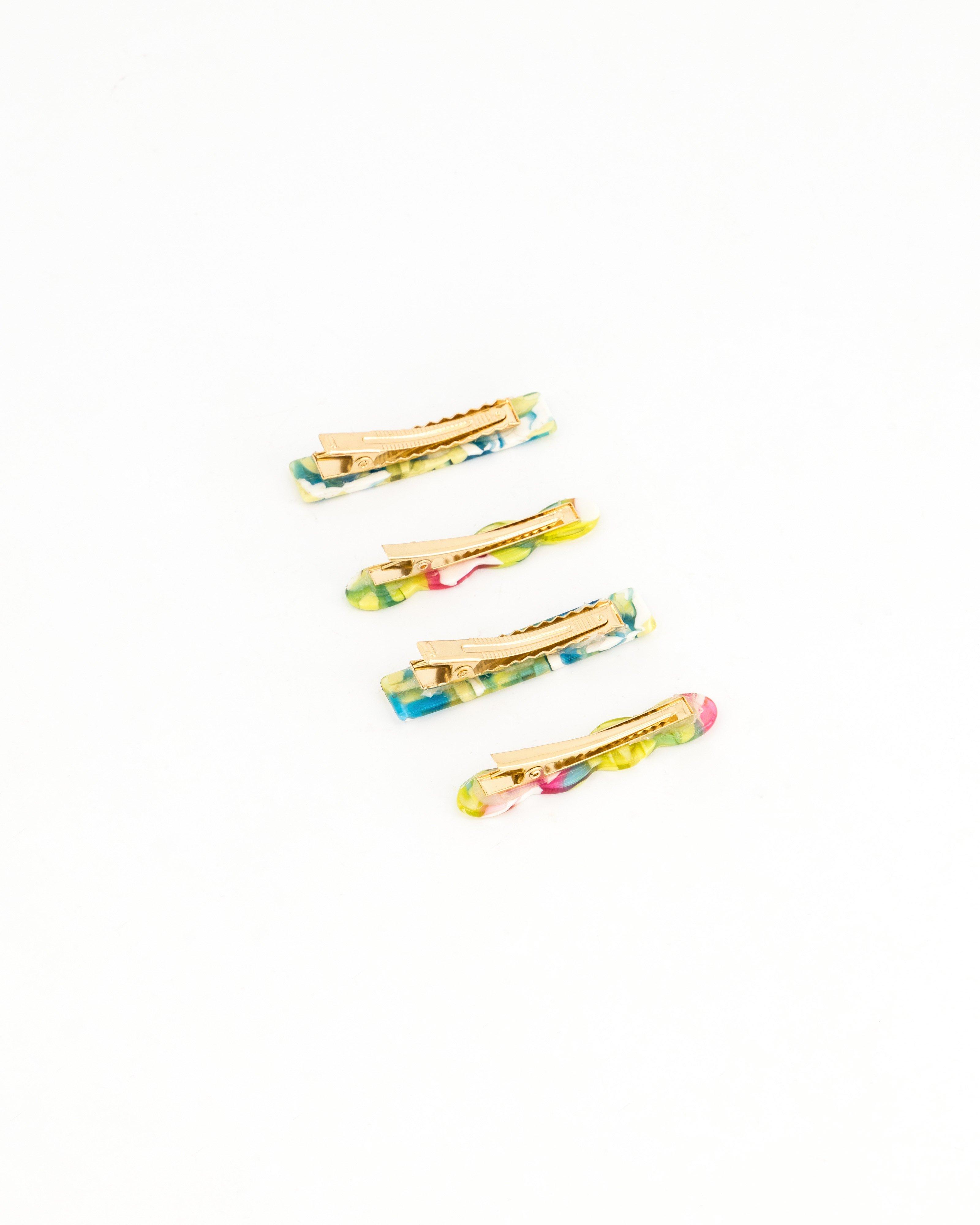 Women's Lorna Resin Clips (4-Pack) -  Green