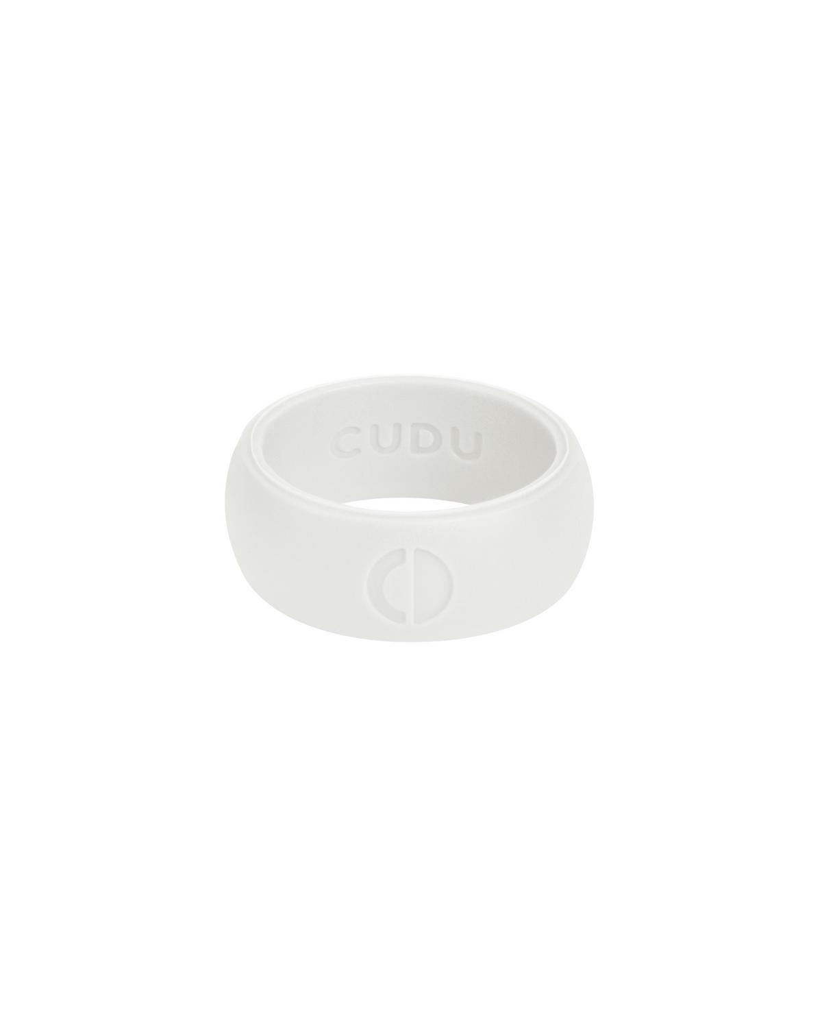 CUDU Silicone Classic Ring -  White