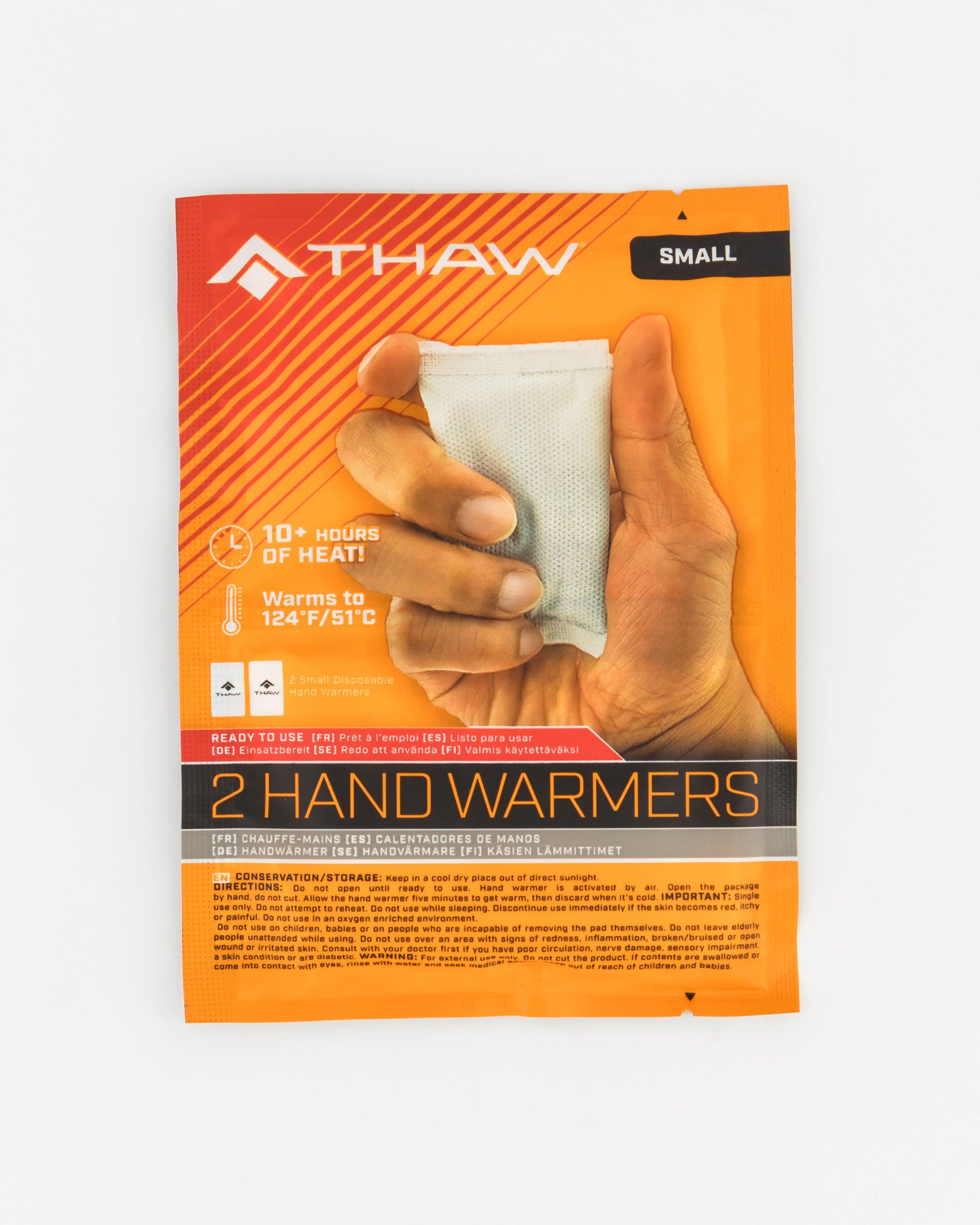 THAW Disposable Small Hand Warmers - 2 Pack -  No Colour