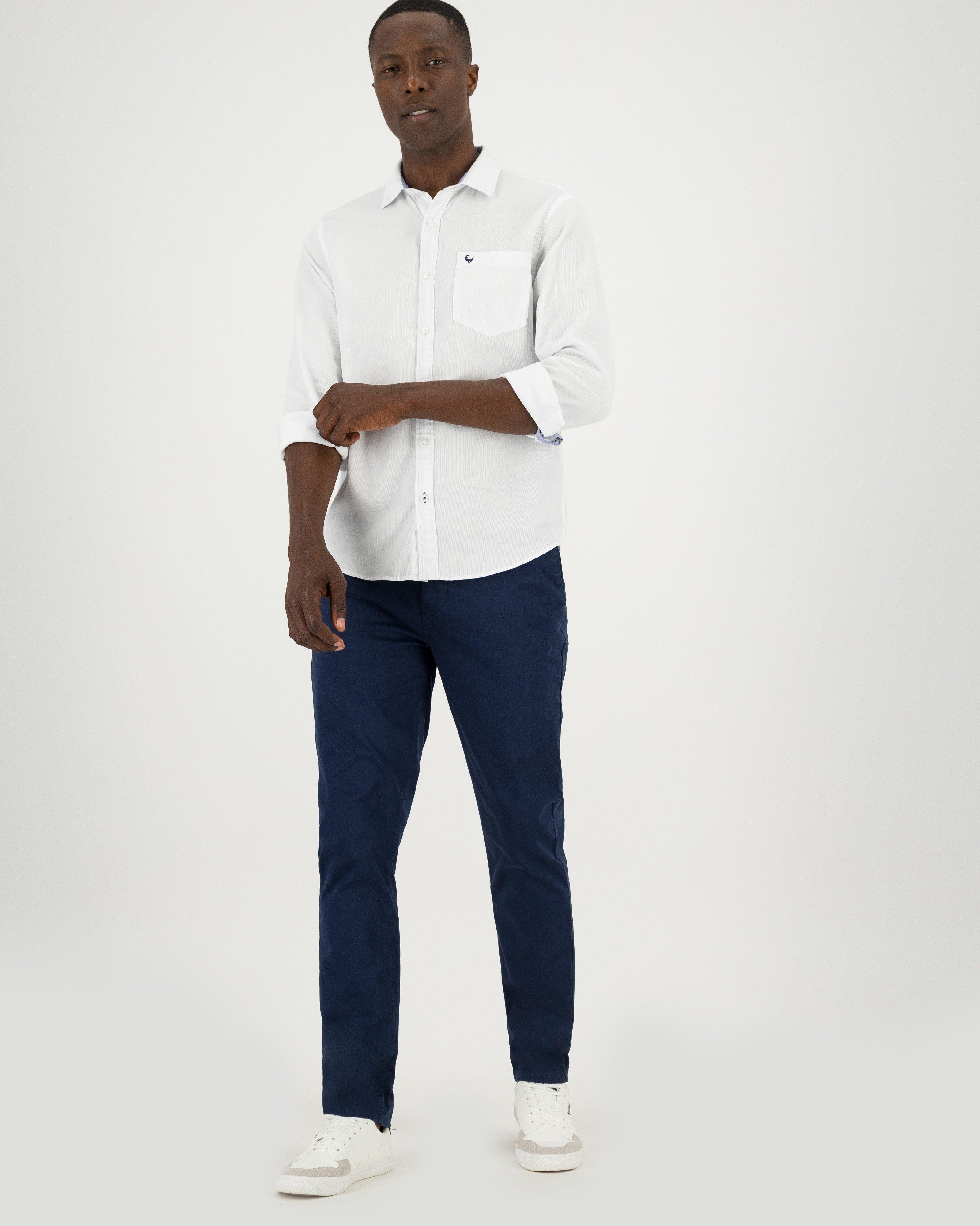 Men's Dean Slim Fit Shirt -  White