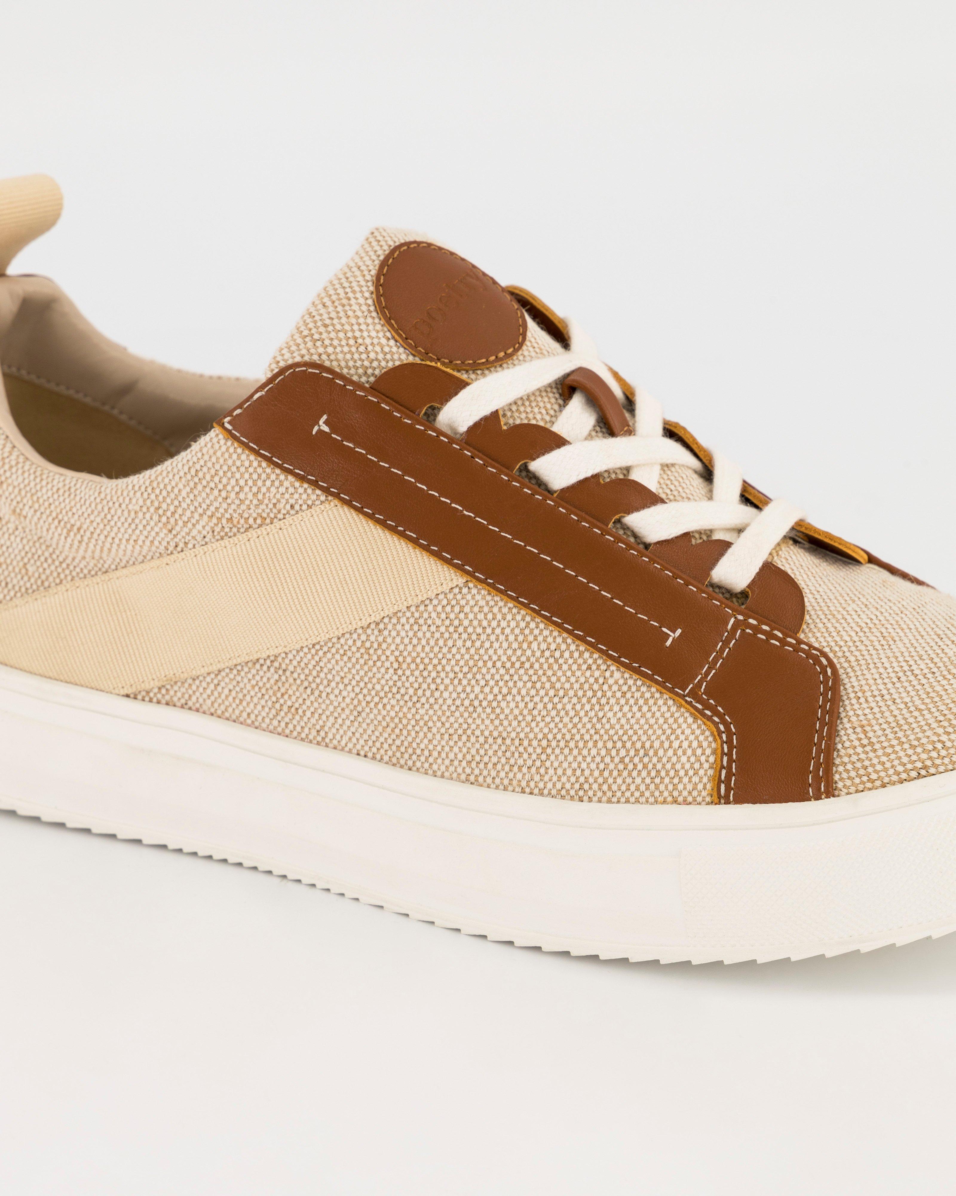 Seana Textured Sneaker -  Brown