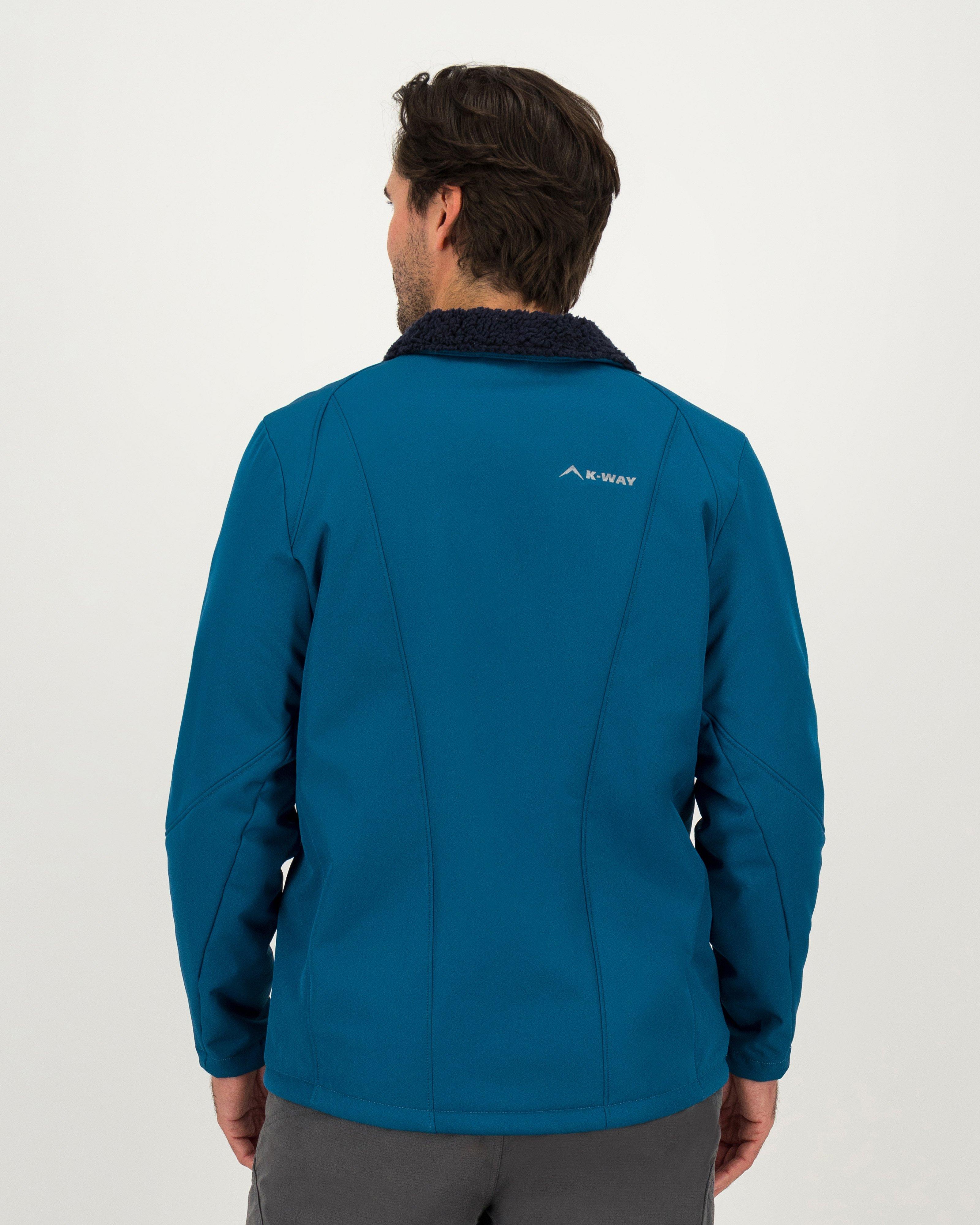 Combination softshell jacket with two side pockets and 2 chest