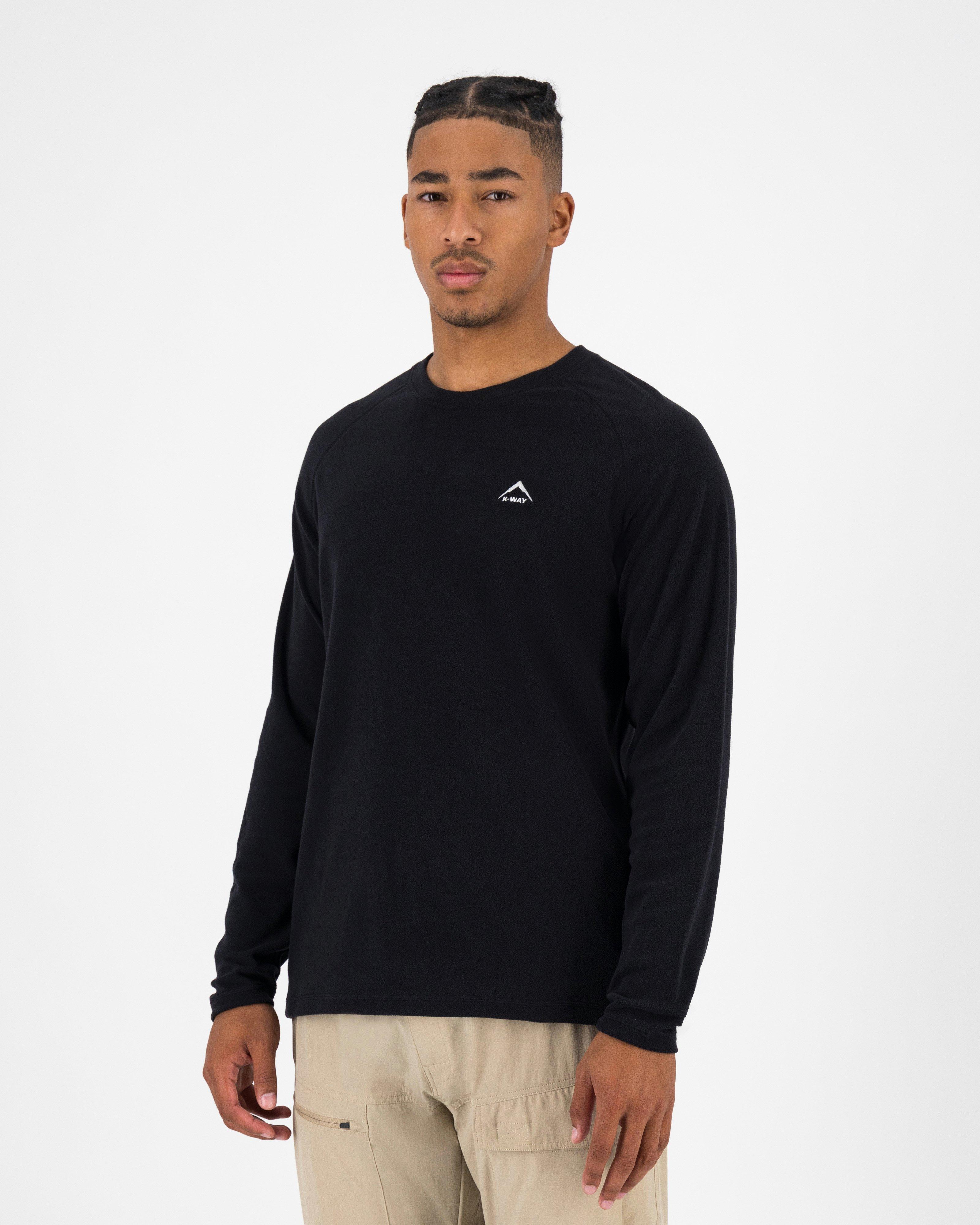 K-Way Men's Straus Eco Fleece Top -  Black