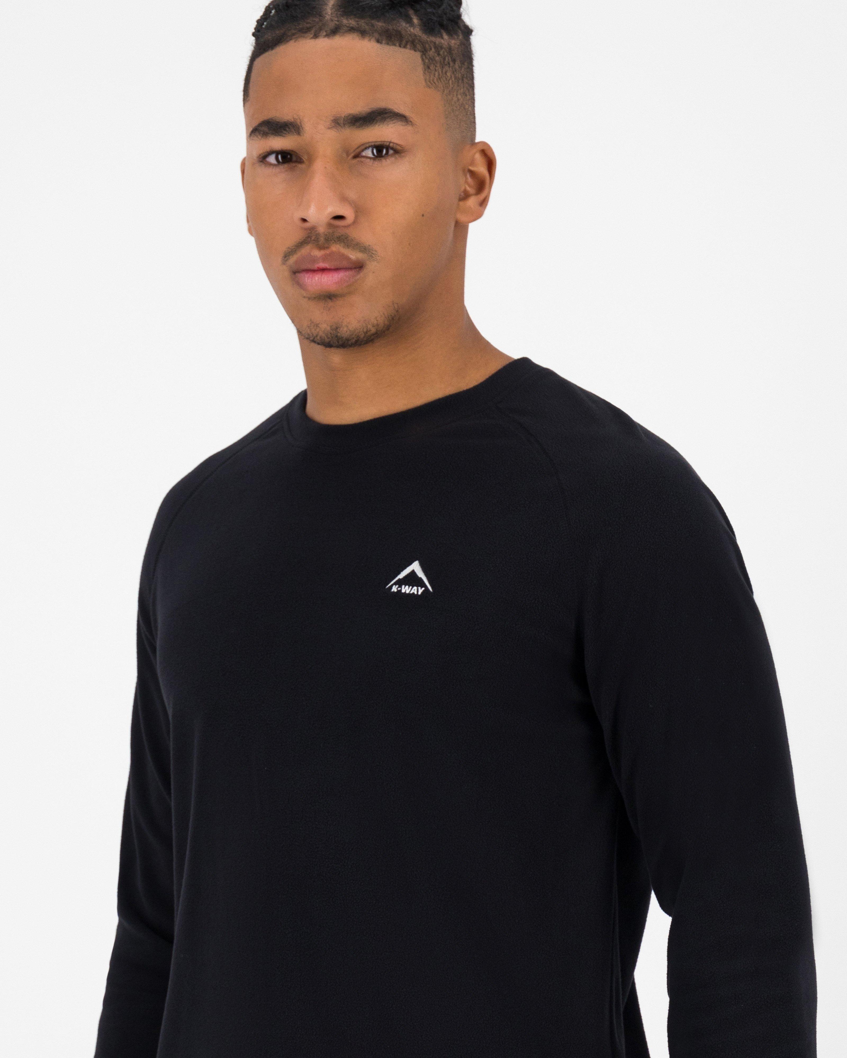 K-Way Men's Straus Eco Fleece Top -  Black