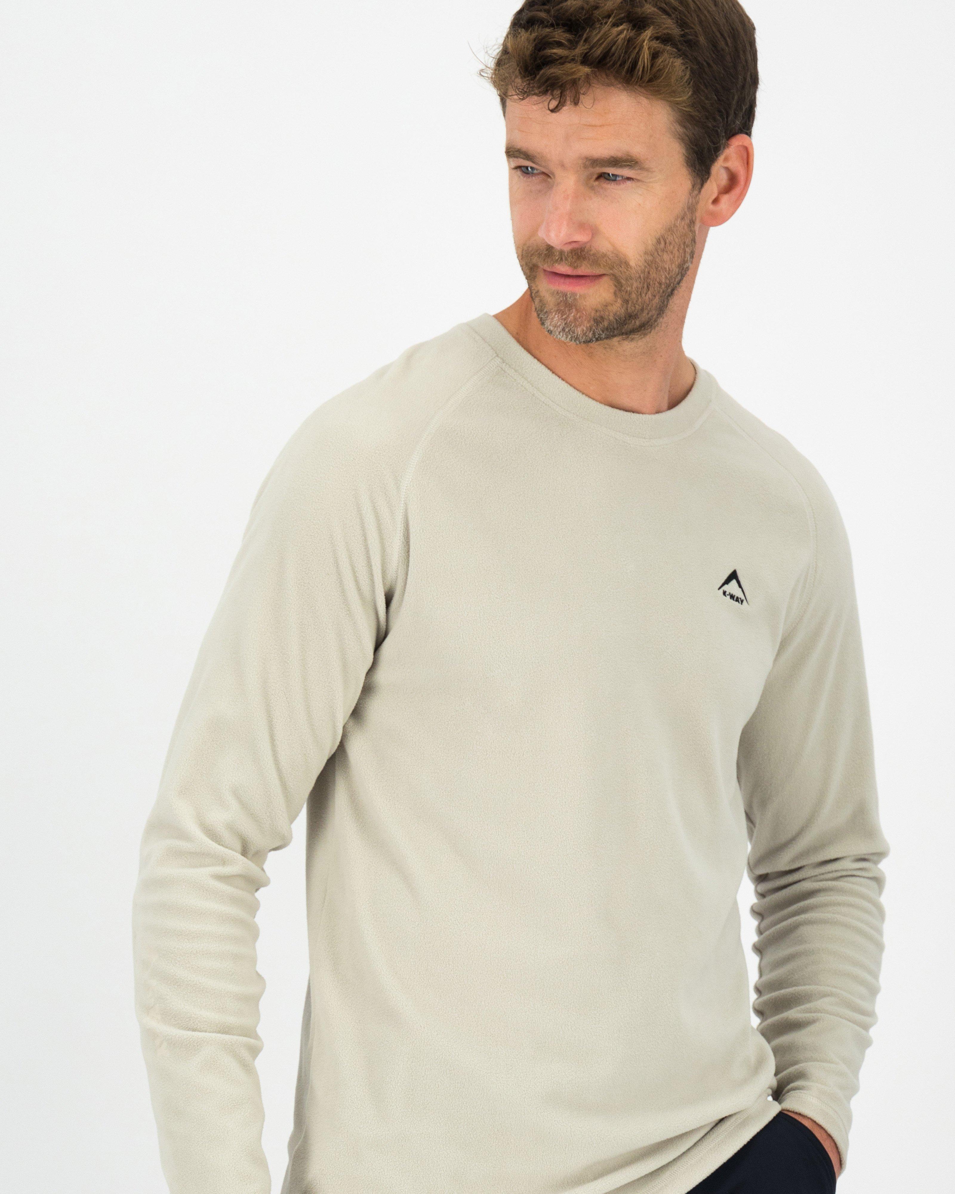 K-Way Men's Straus Eco Fleece Top -  Stone