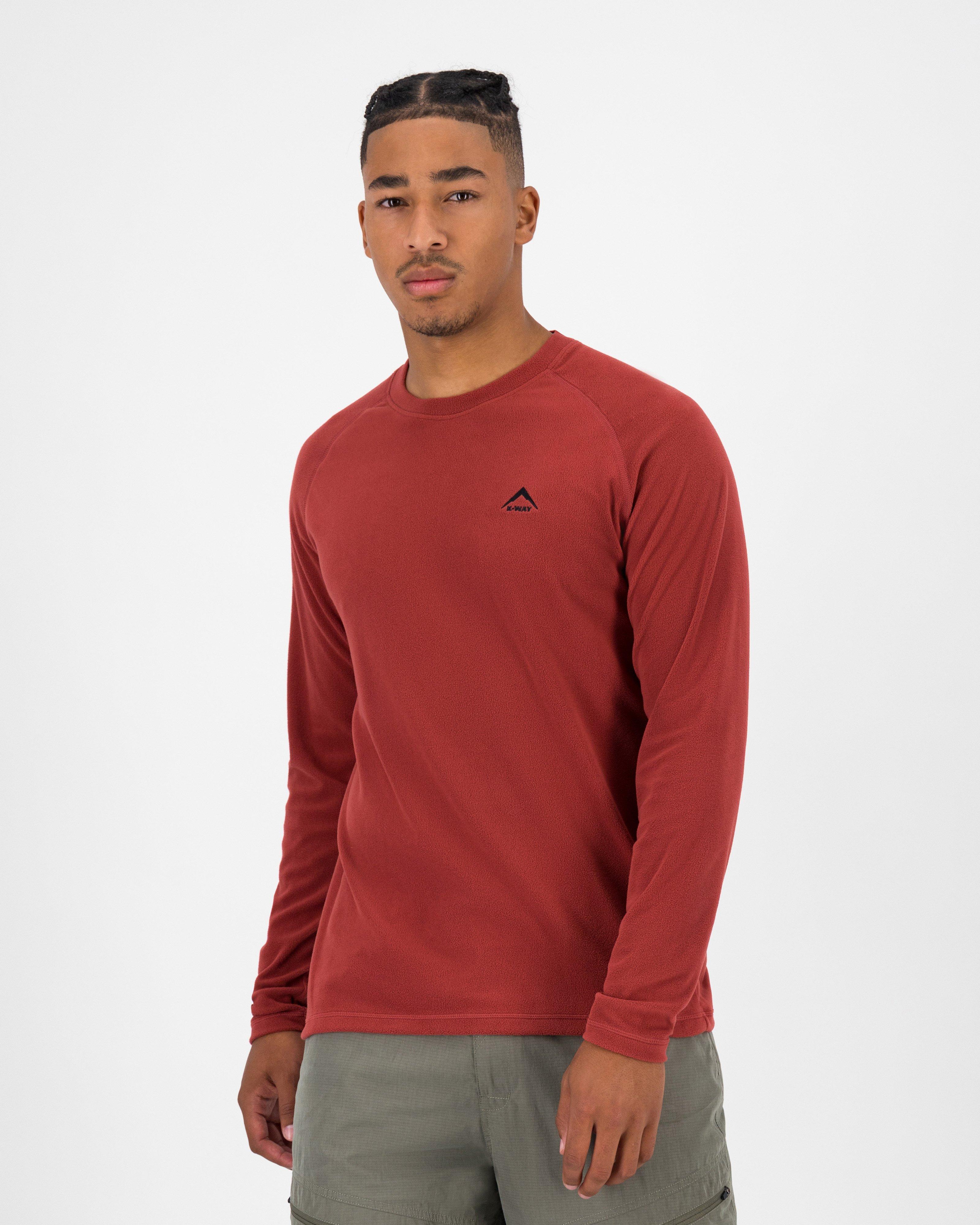 K-Way Men's Straus Eco Fleece Top -  Oxblood