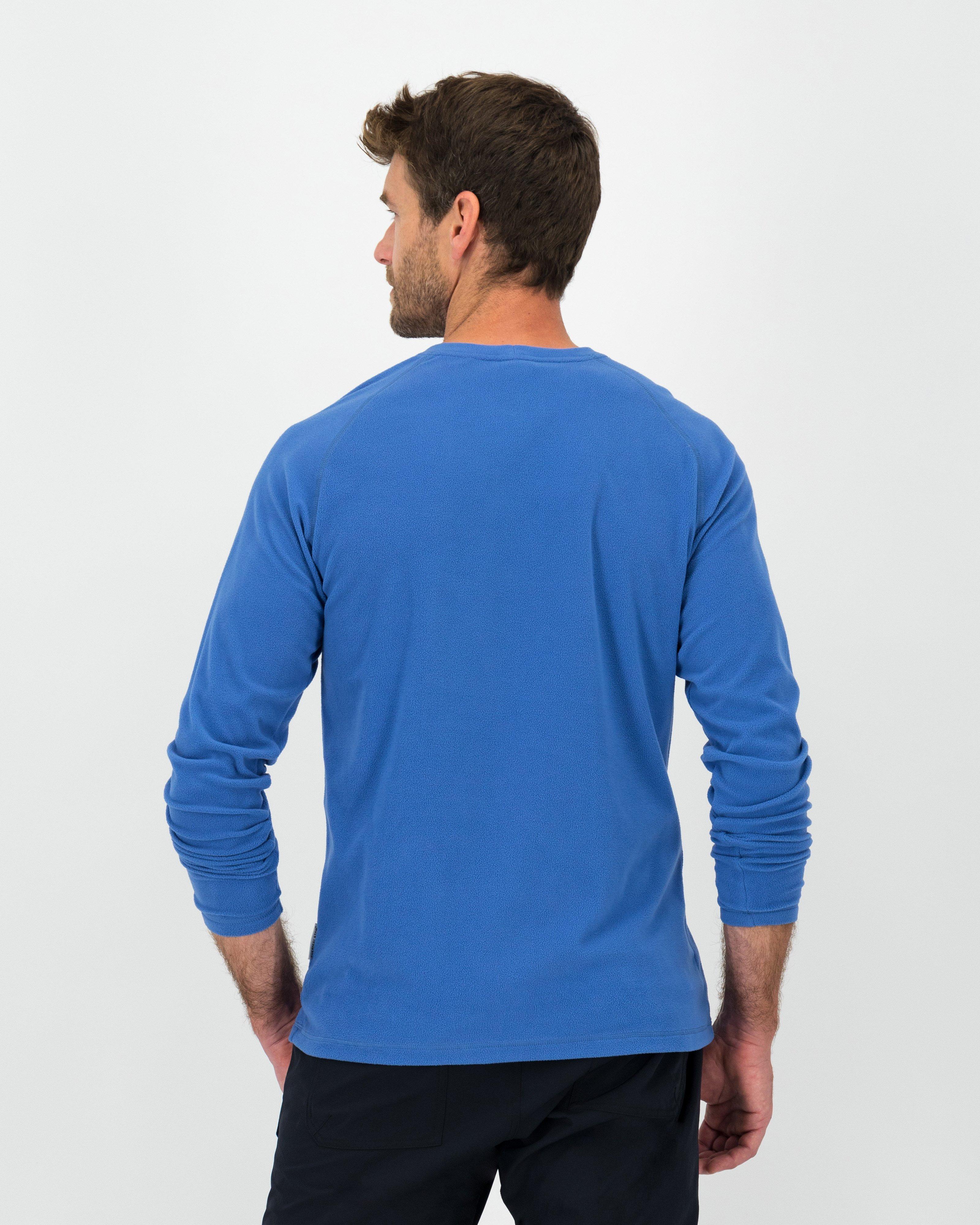 K-Way Men's Straus Eco Fleece Top -  Mid Blue