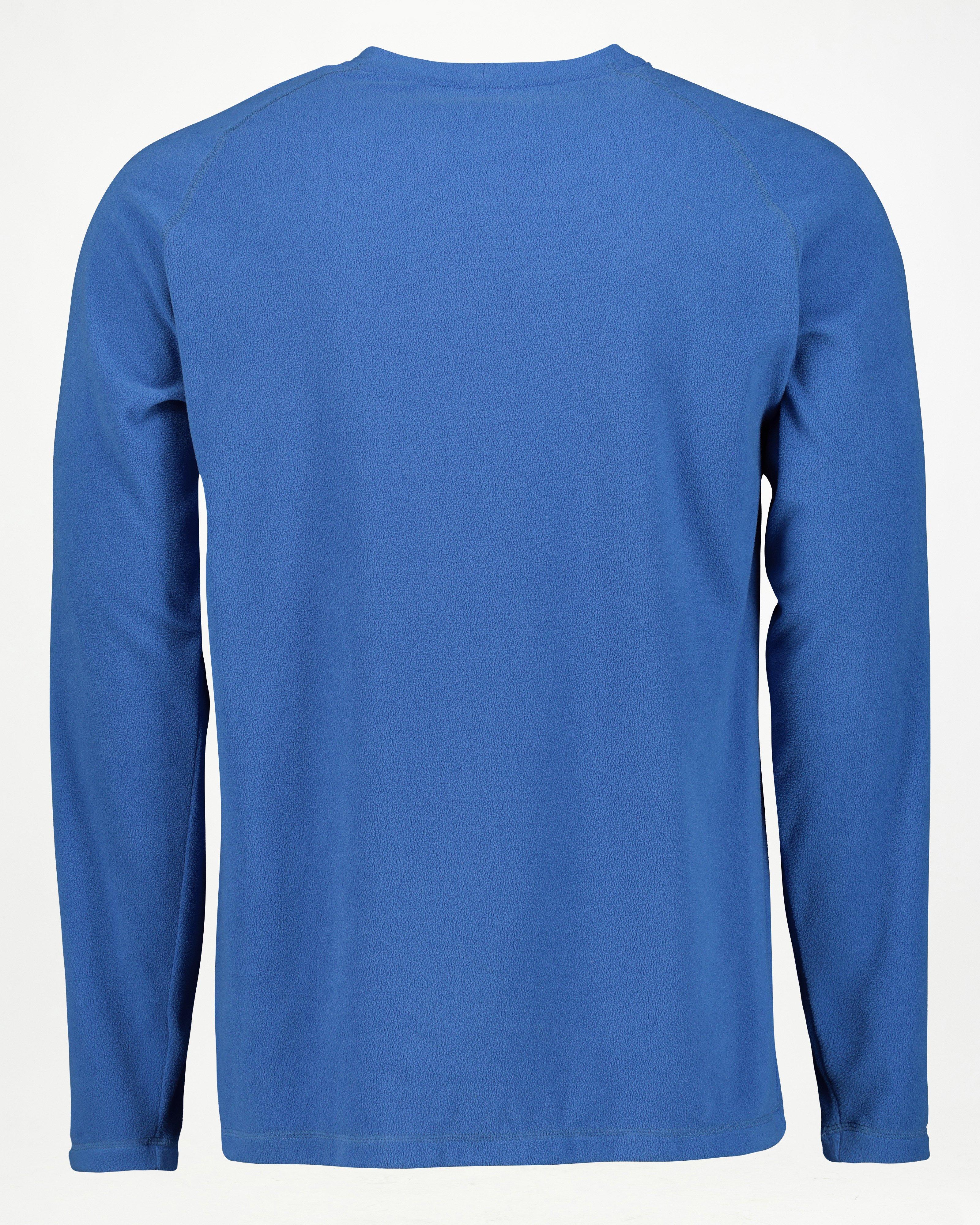 K-Way Men's Straus Eco Fleece Top -  Mid Blue