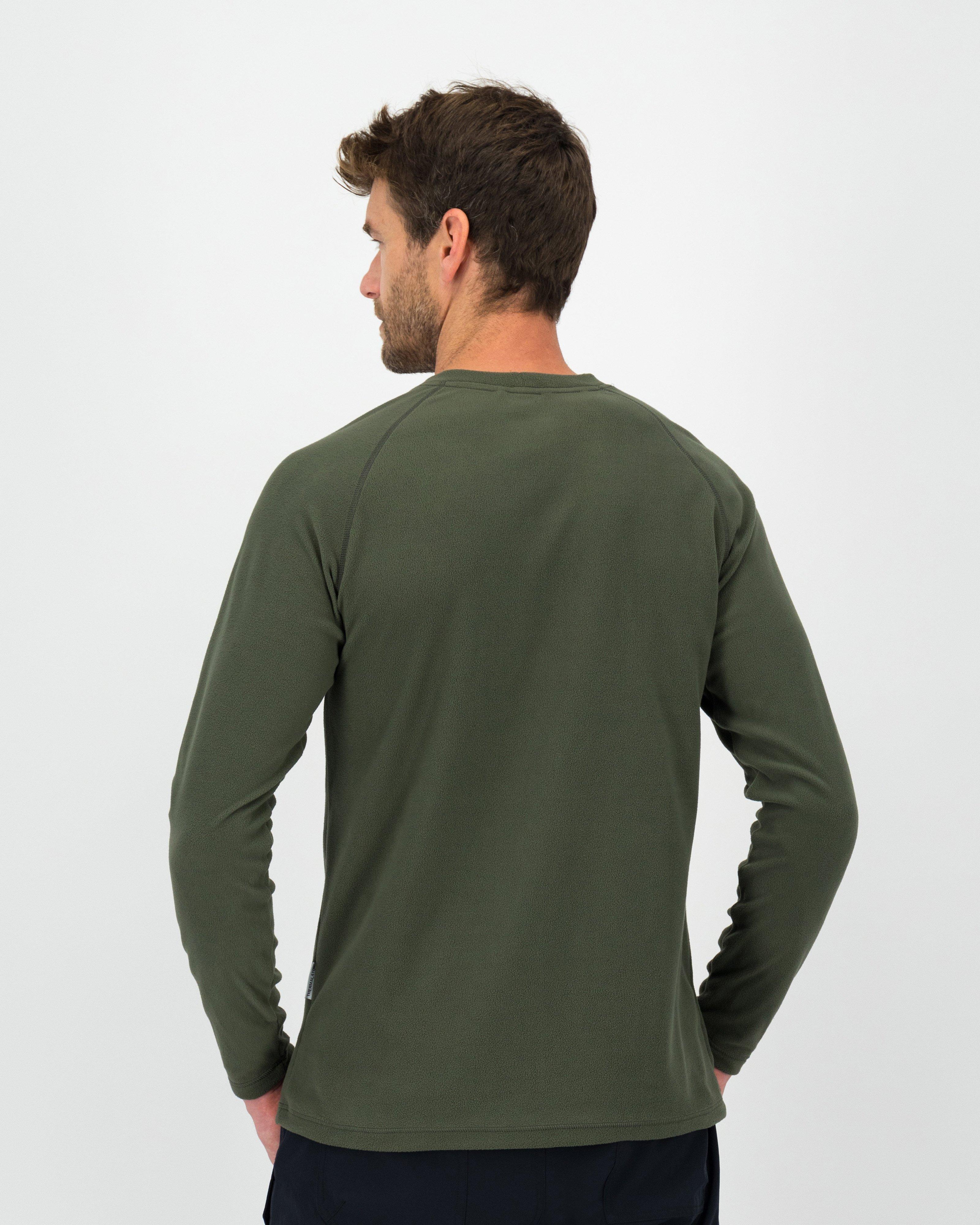 K-Way Men's Straus Eco Fleece Top -  Dark Olive