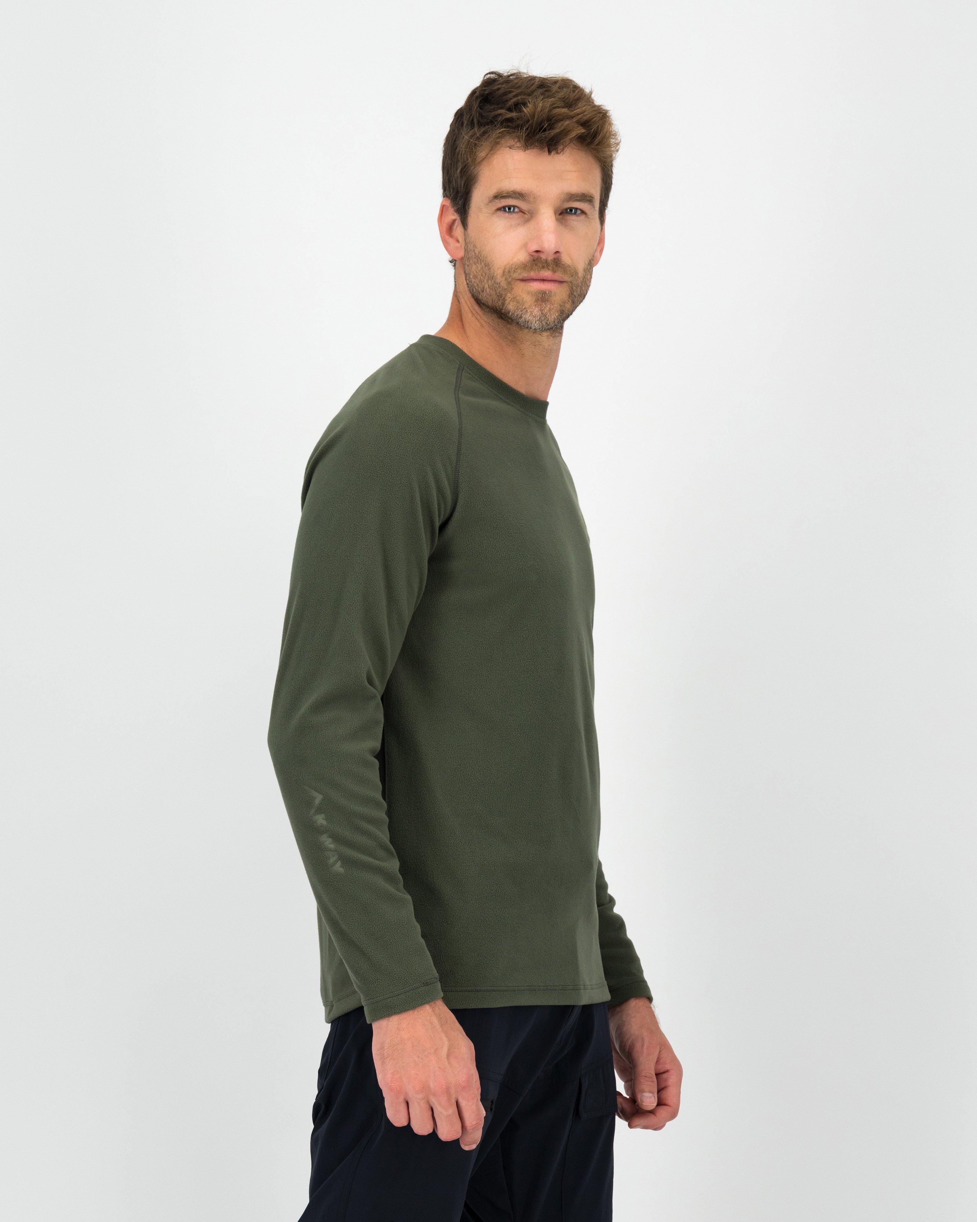 K-Way Men's Straus Eco Fleece Top -  Dark Olive