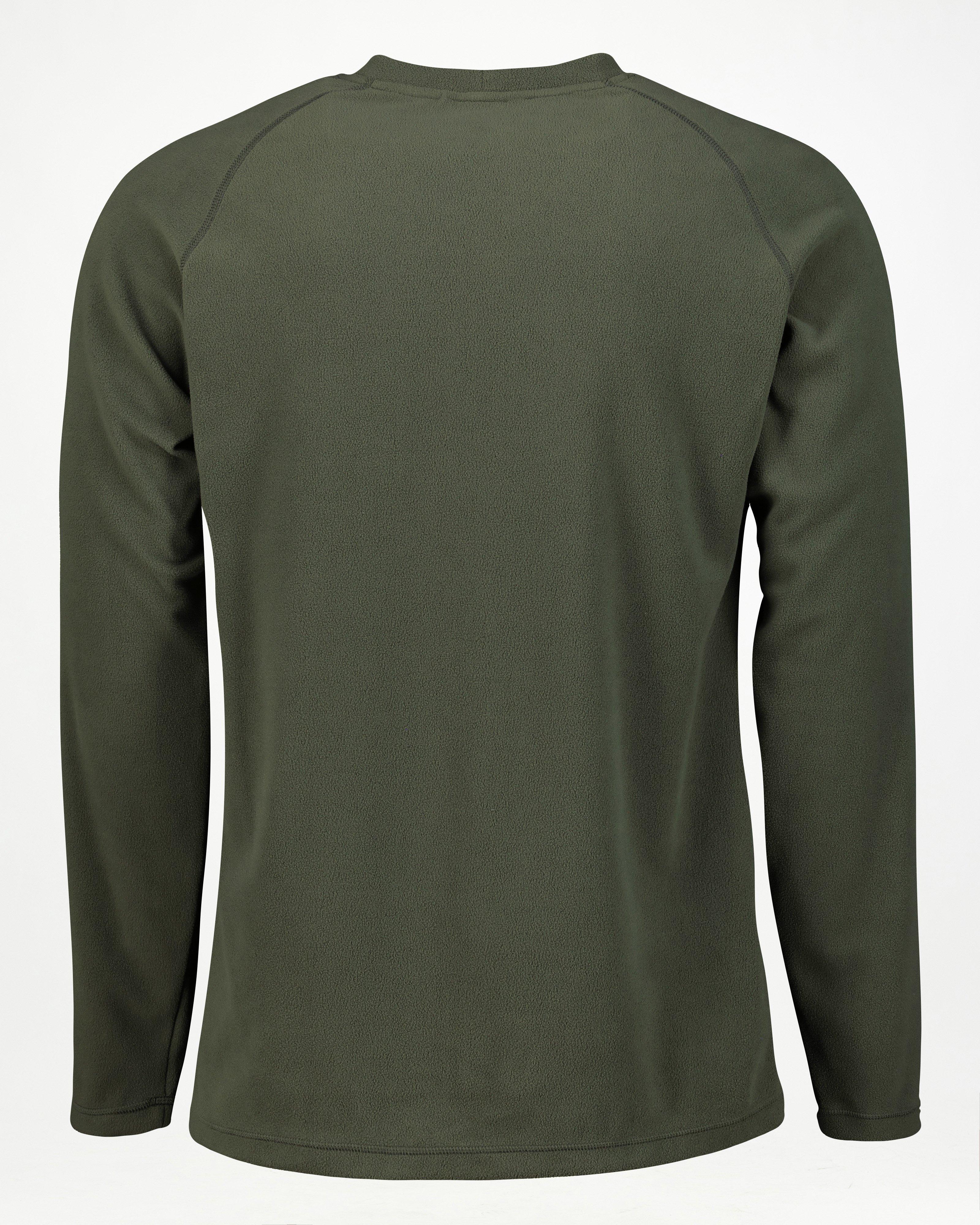 K-Way Men's Straus Eco Fleece Top -  Dark Olive