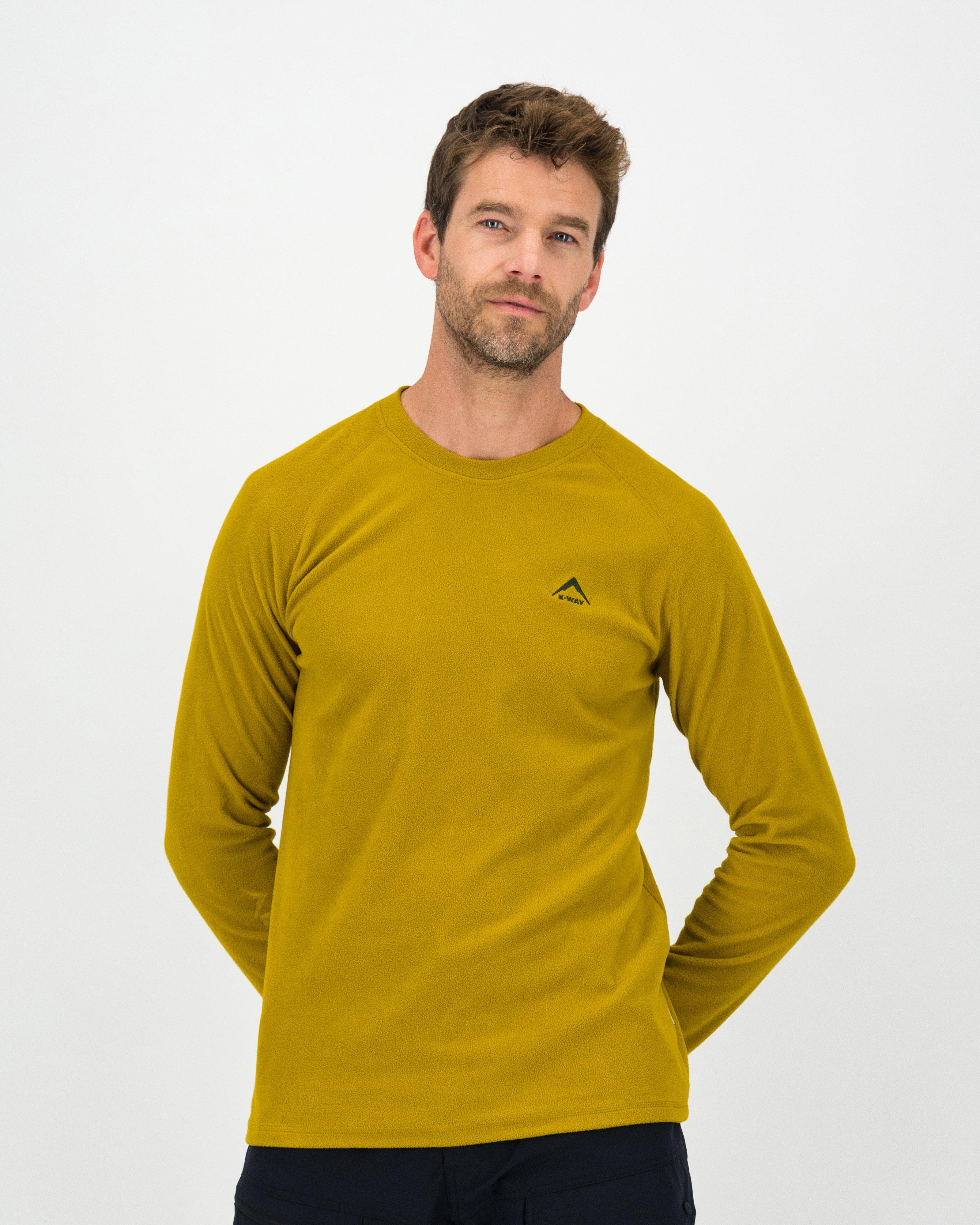 K-Way Men's Straus Eco Fleece Top -  Egg Yellow