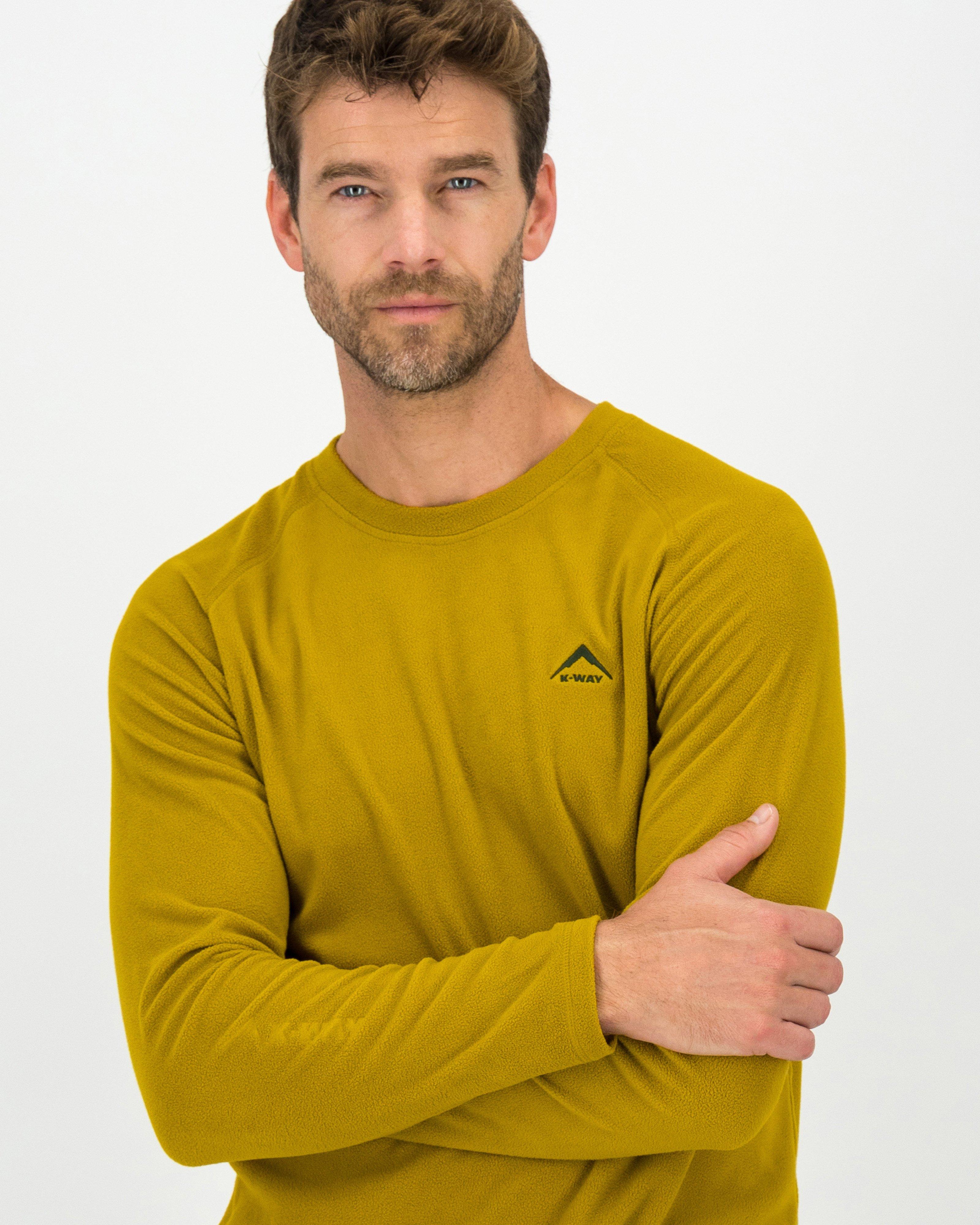 K-Way Men's Straus Eco Fleece Top -  Egg Yellow