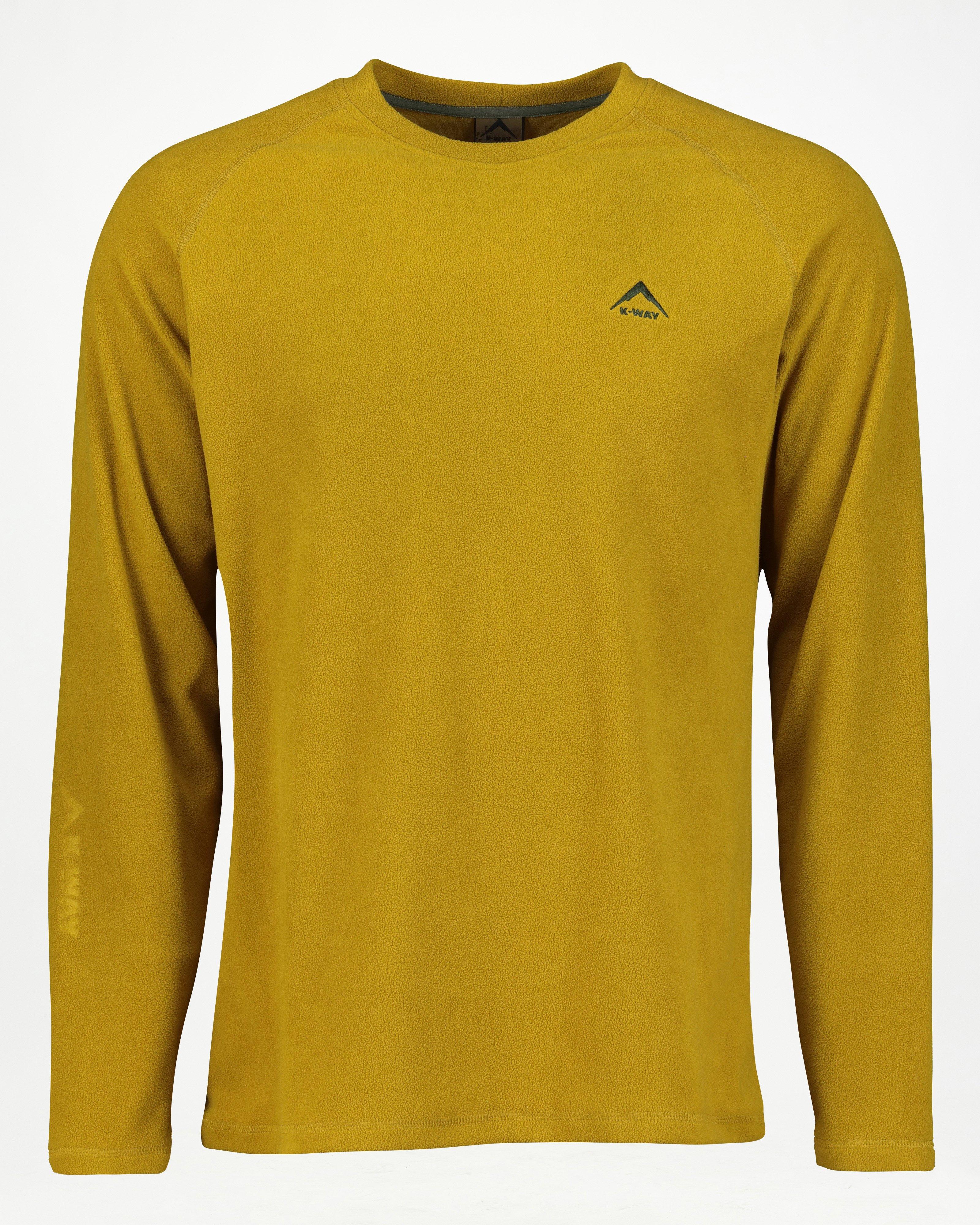 K-Way Men's Straus Eco Fleece Top -  Egg Yellow