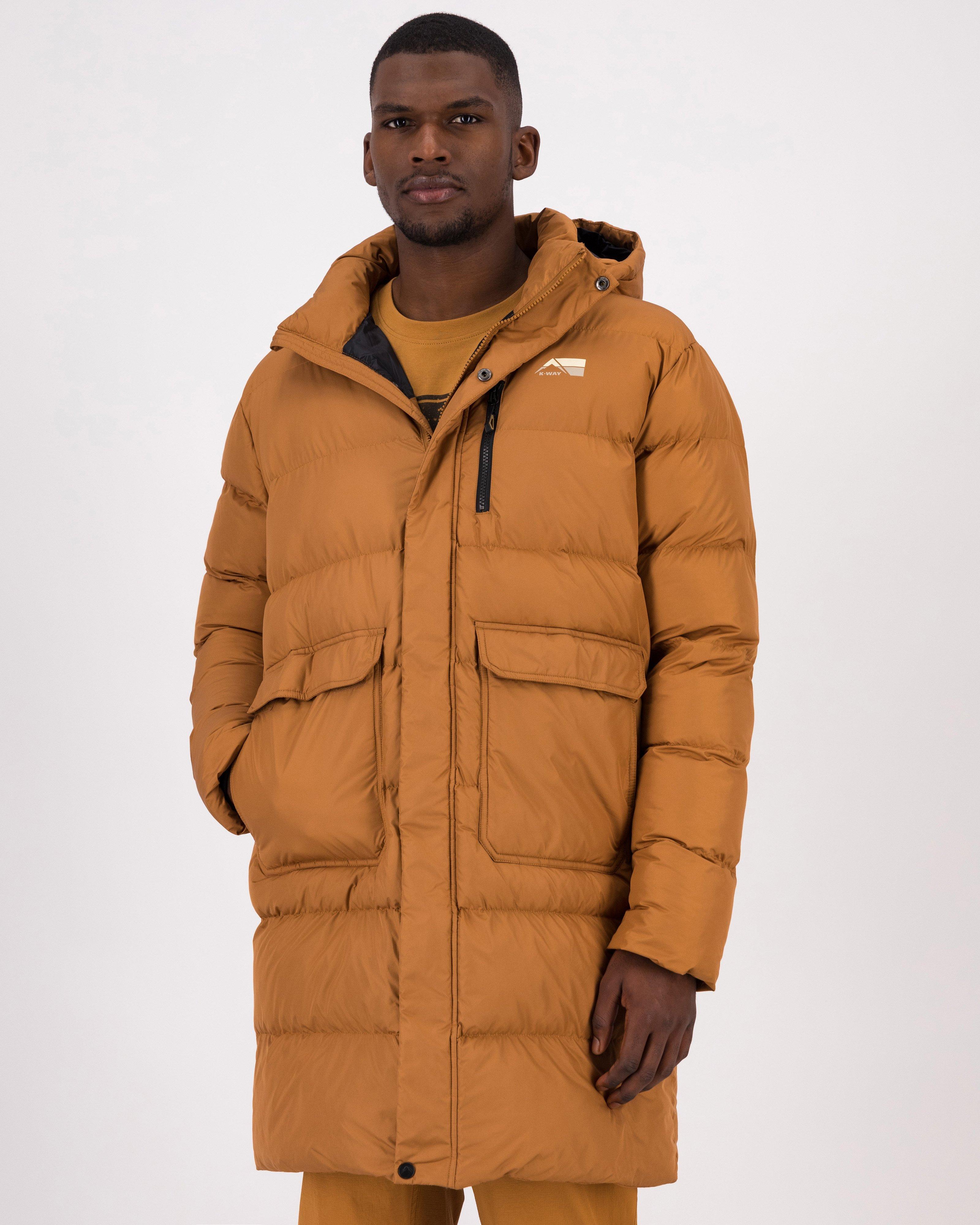 K way long sales puffer jacket