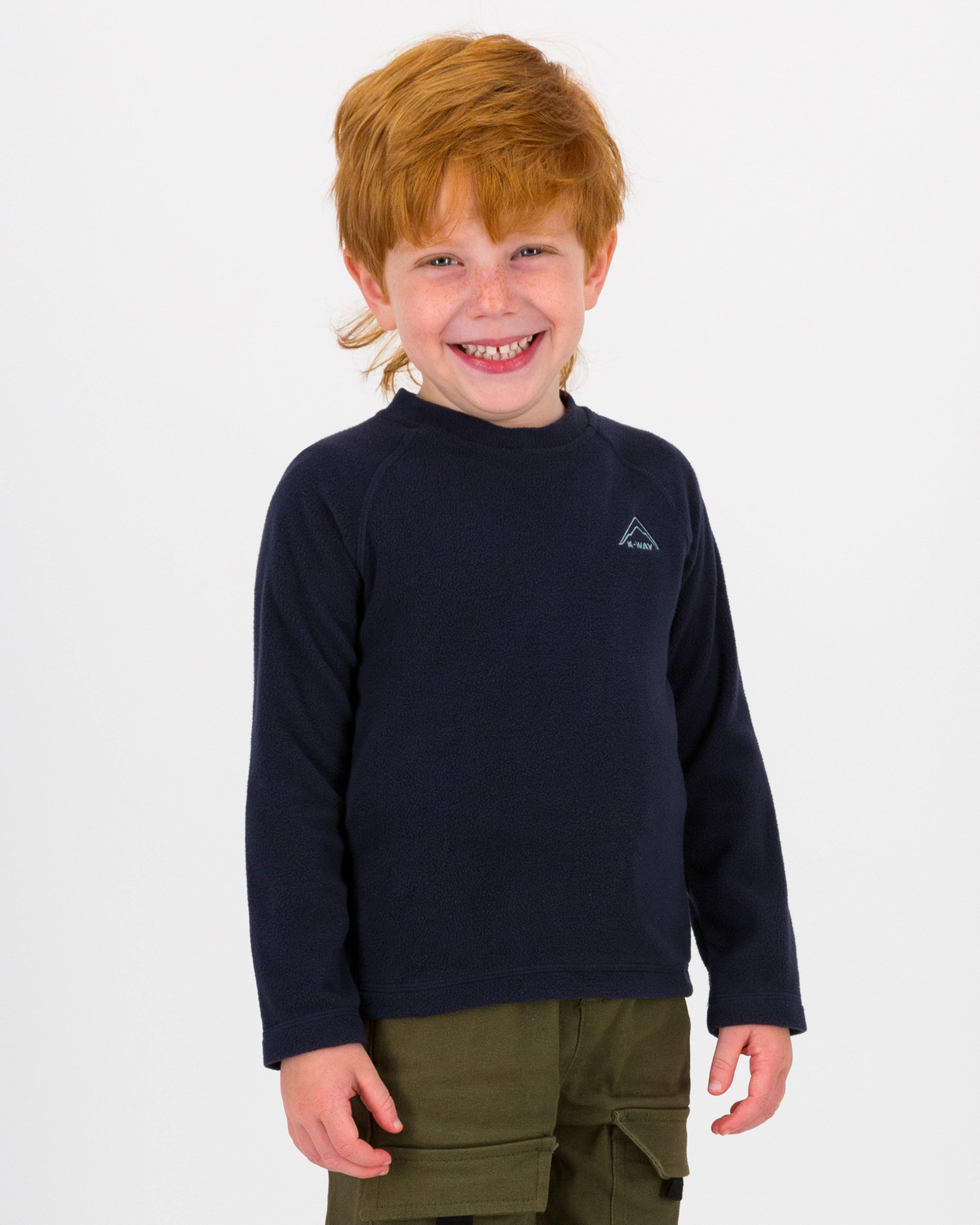 K-Way Kids Hawk Eco Fleece Top -  Navy