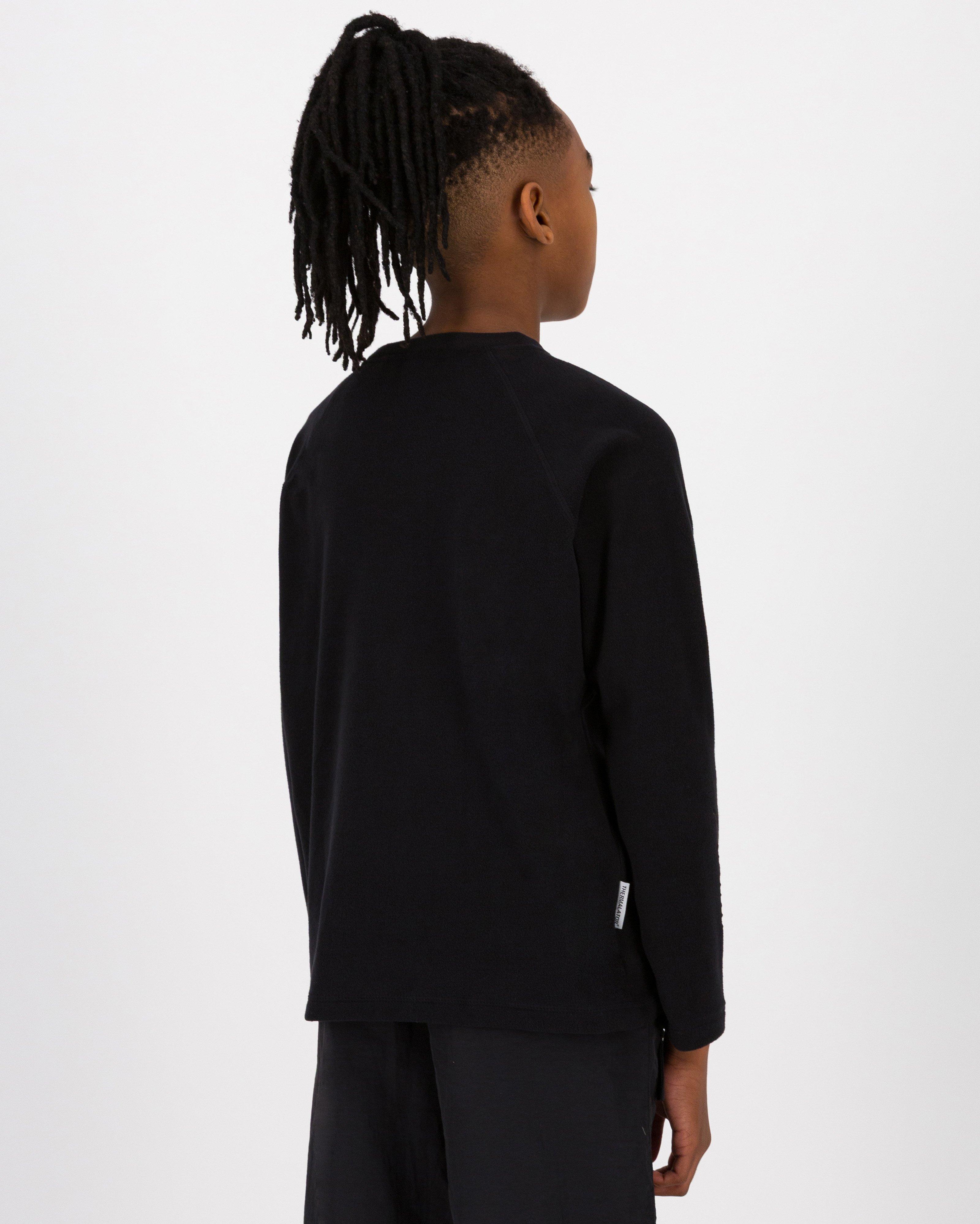 K-Way Youth Eco Hawk Fleece Top -  Black
